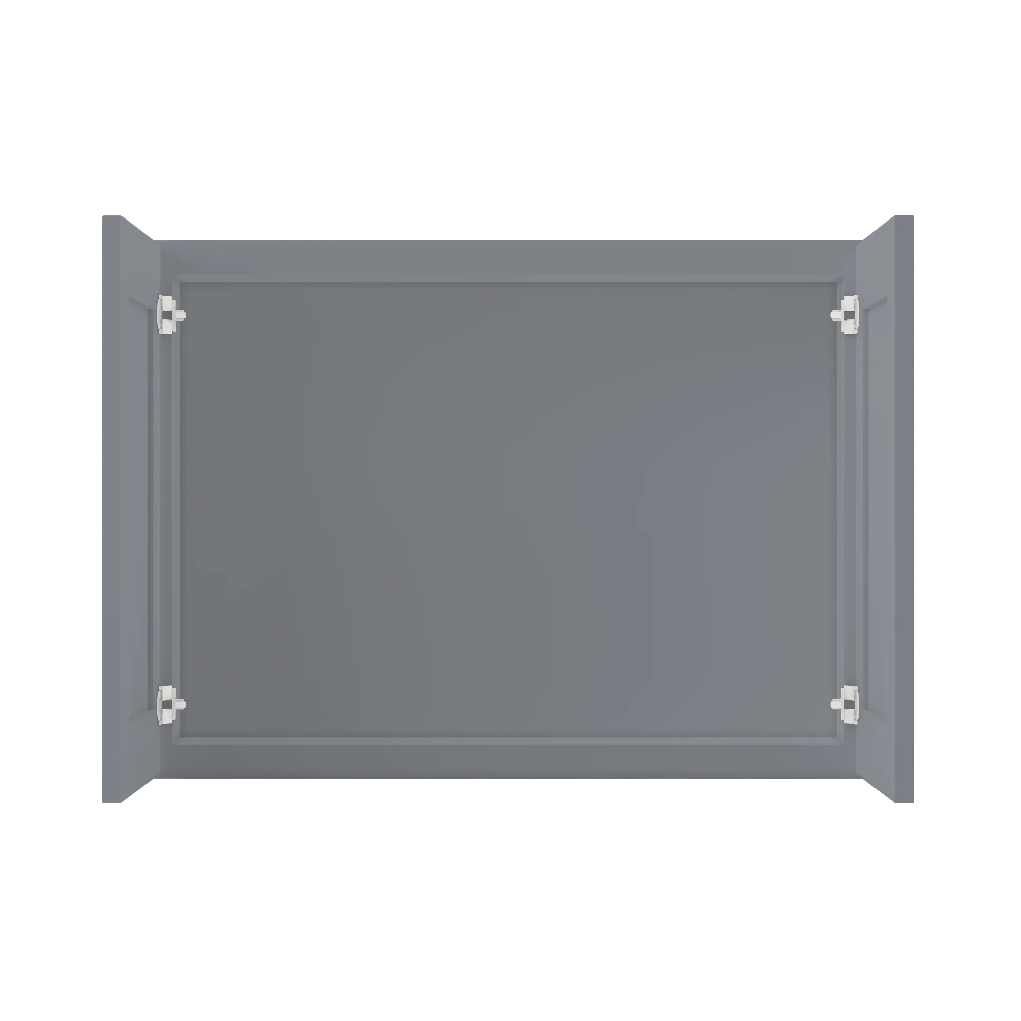 Wall Kitchen Cabinet W3324 Colonial Gray LessCare 33 in. width 24 in. height 12 in. depth - Image 5