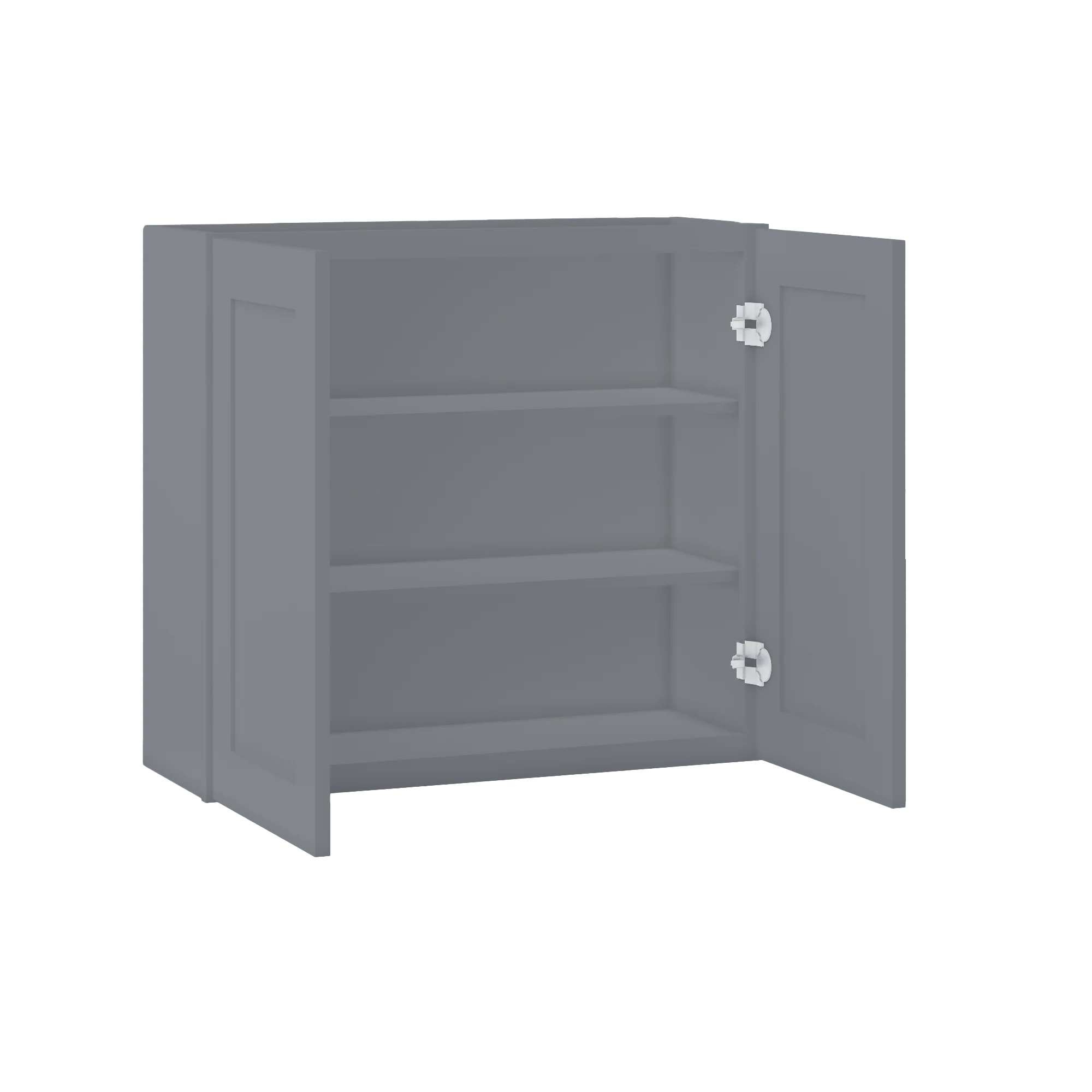 Wall Kitchen Cabinet W3330 Colonial Gray LessCare 33 in. width 30 in. height 12 in. depth - Image 4