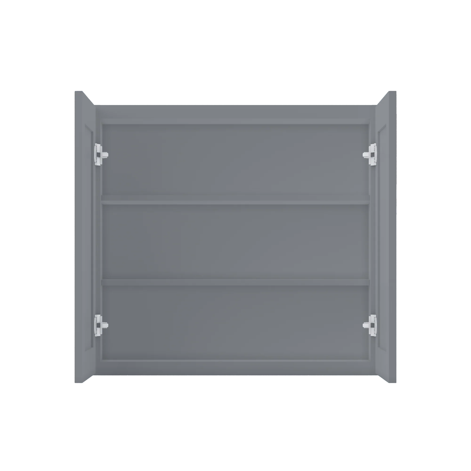 Wall Kitchen Cabinet W3330 Colonial Gray LessCare 33 in. width 30 in. height 12 in. depth - Image 5