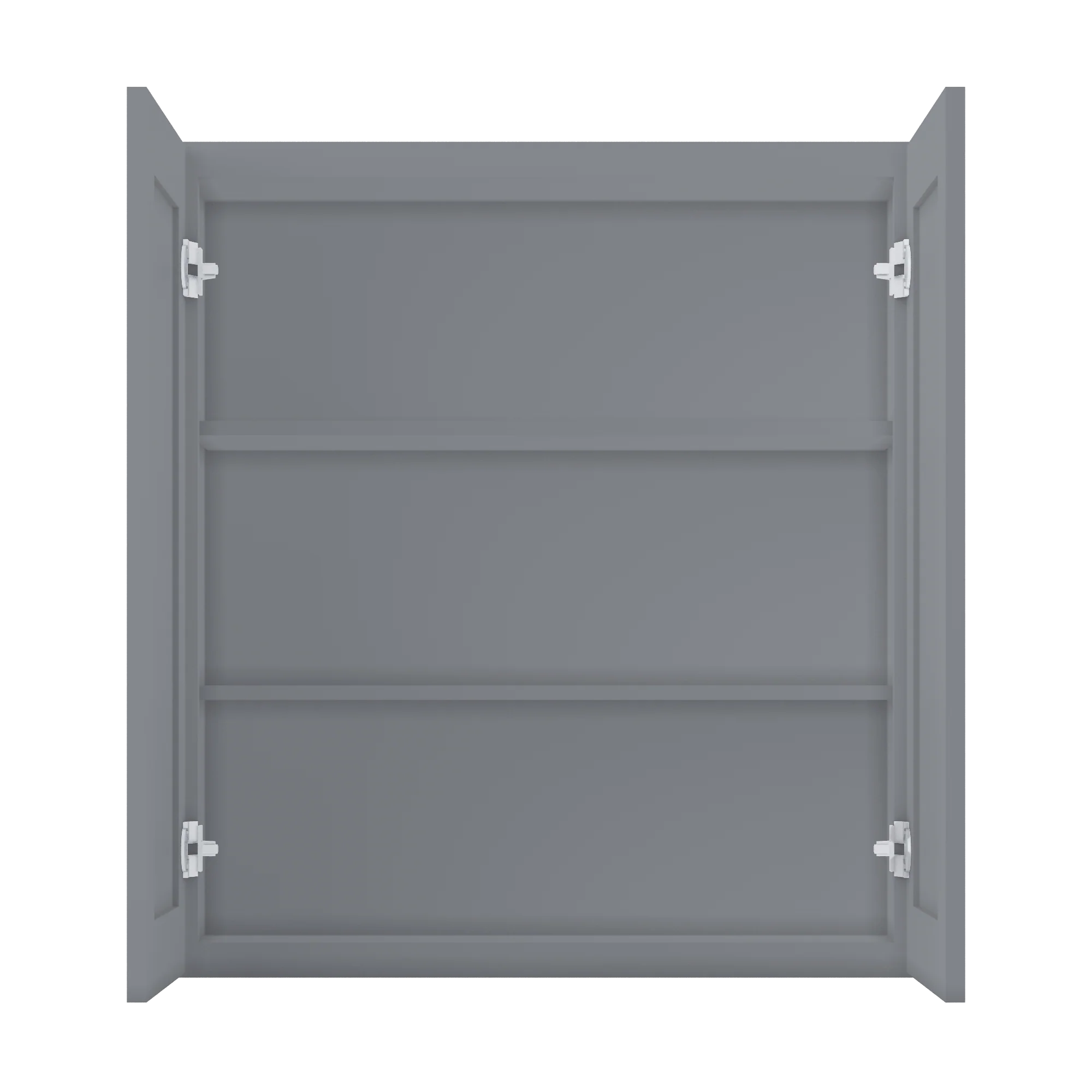Wall Kitchen Cabinet W3336 Colonial Gray LessCare 33 in. width 36 in. height 12 in. depth - Image 5