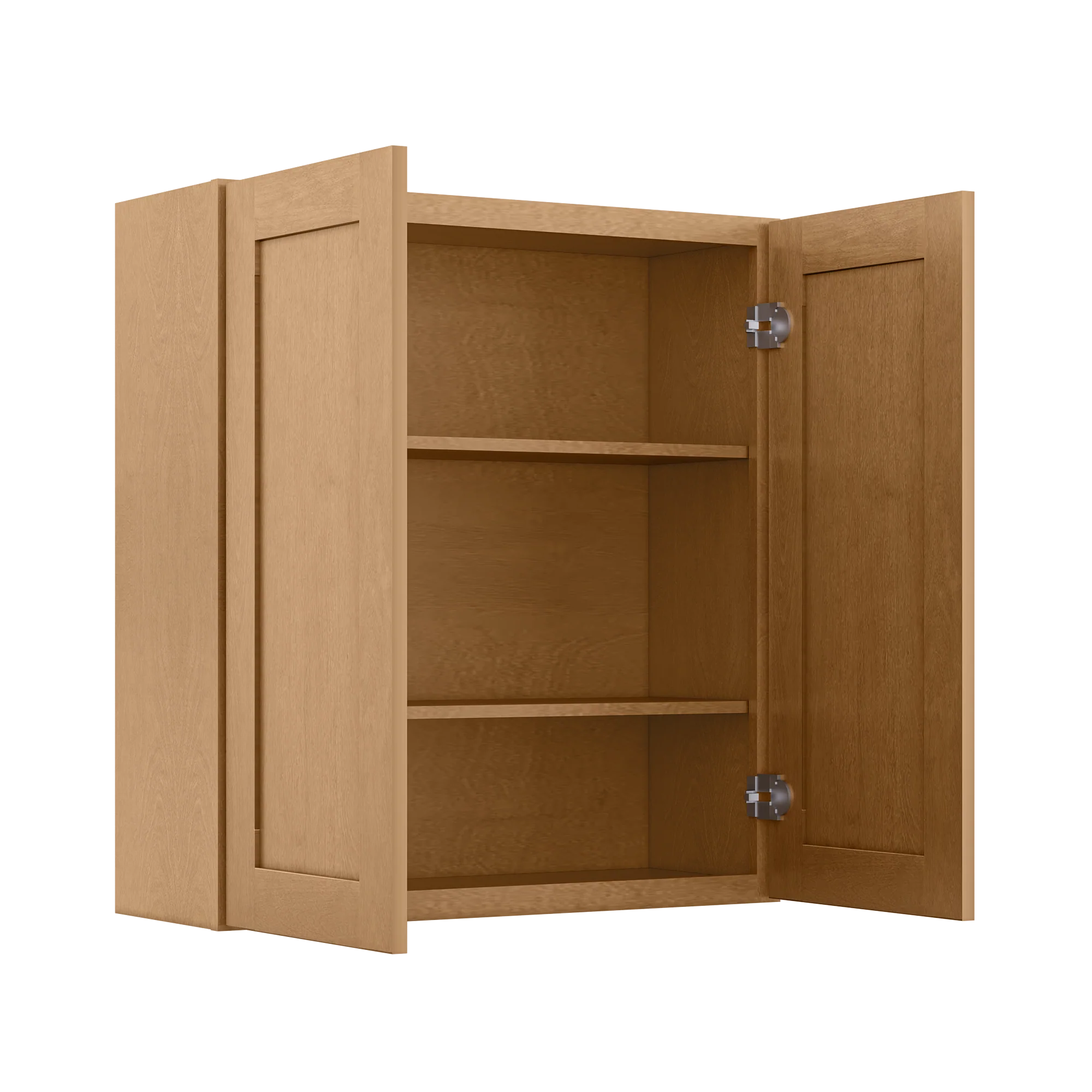 Wall Kitchen Cabinet W3336 Shaker Toffee LessCare 33 in. width 36 in. height 12 in. depth - Image 4