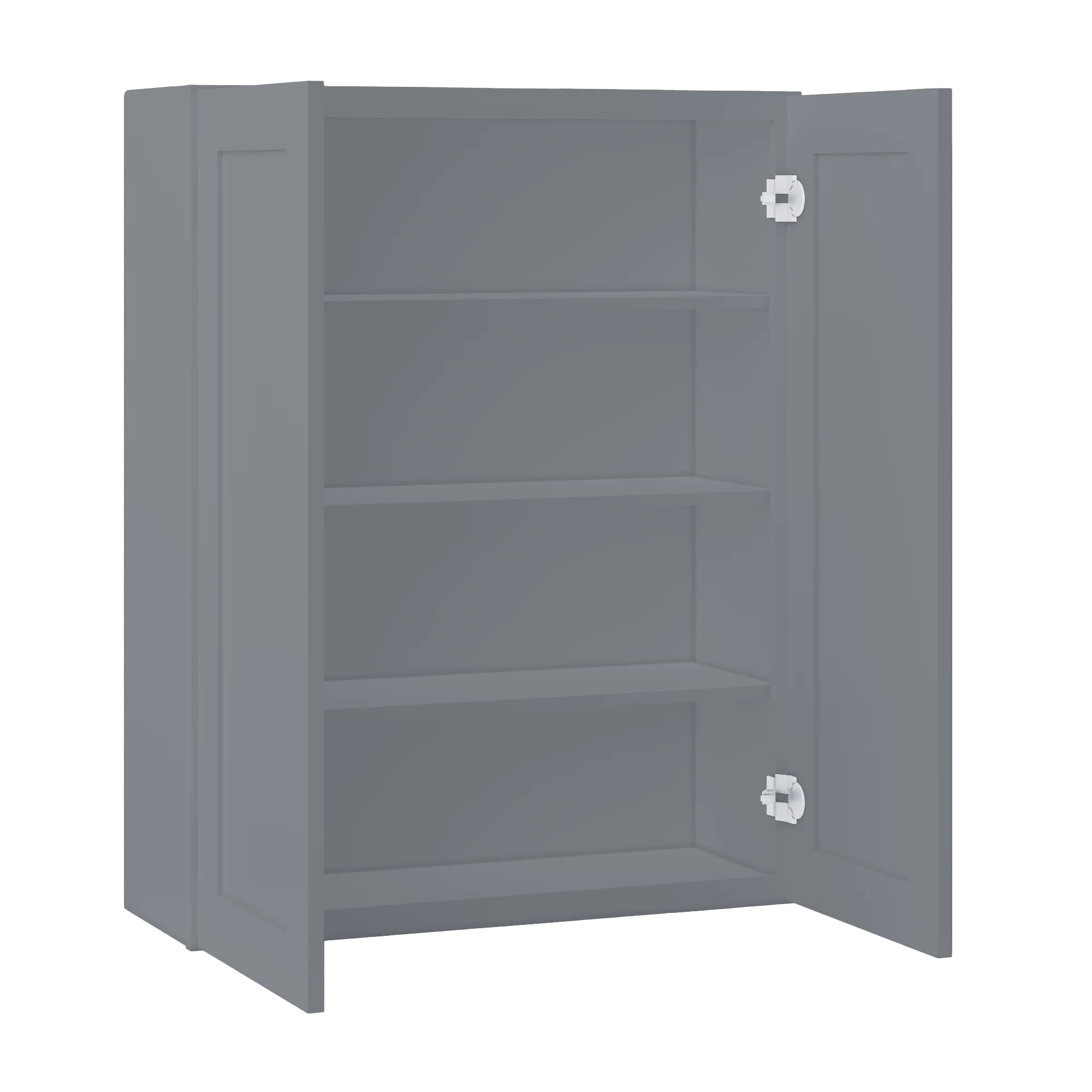 Wall Kitchen Cabinet W3342 Colonial Gray LessCare 33 in. width 42 in. height 12 in. depth - Image 4