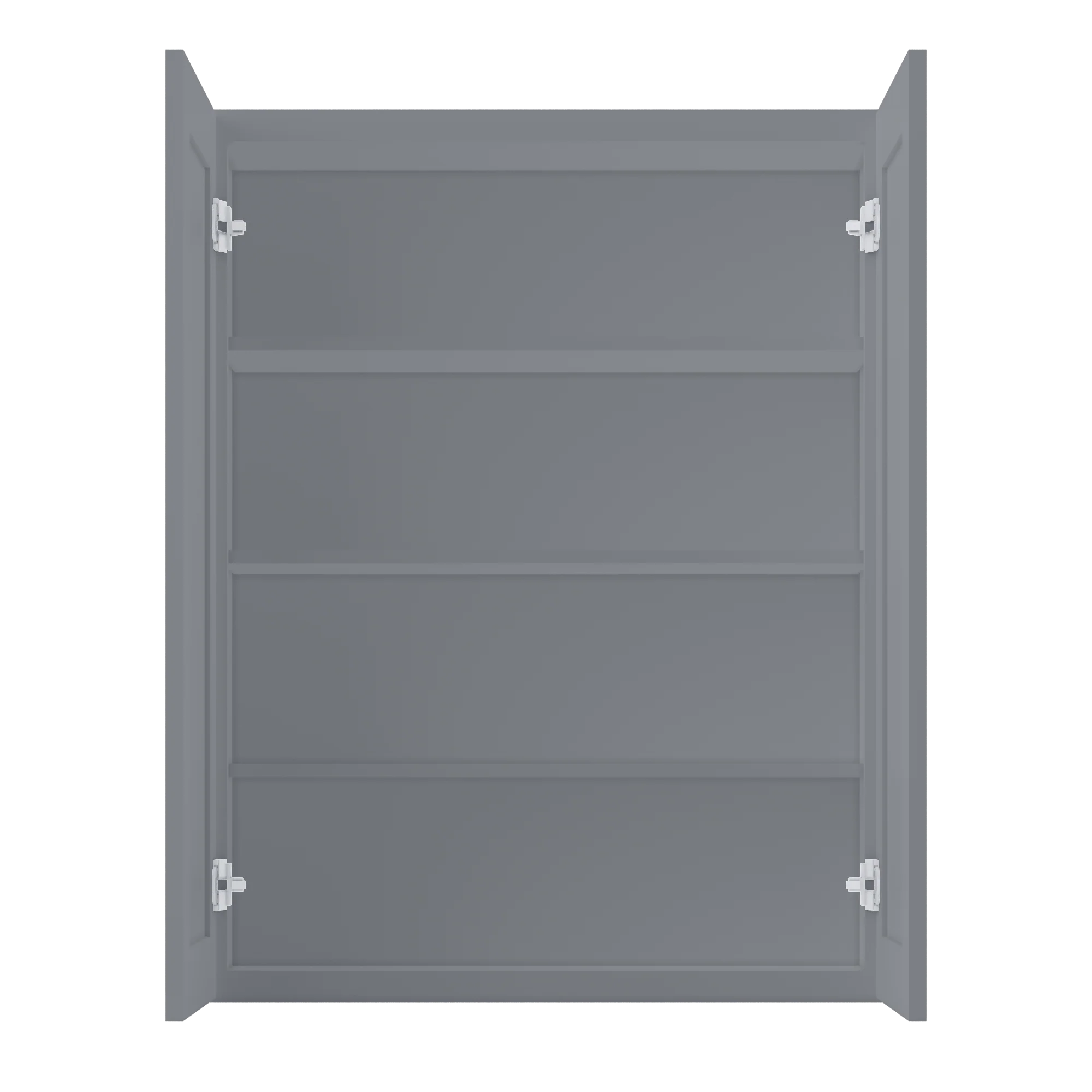 Wall Kitchen Cabinet W3342 Colonial Gray LessCare 33 in. width 42 in. height 12 in. depth - Image 5