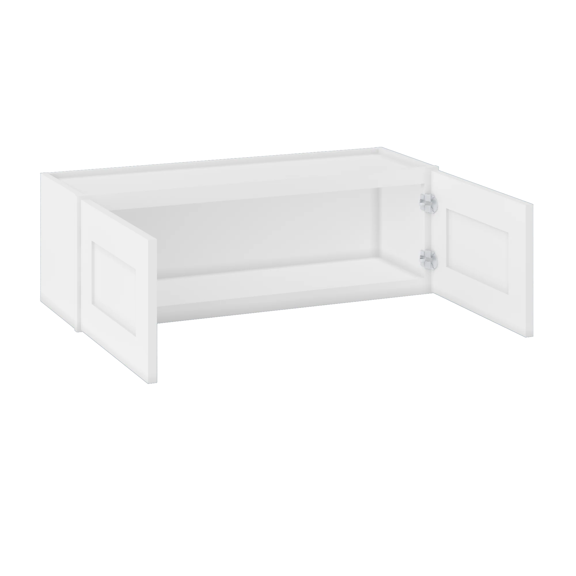 Wall Kitchen Cabinet W3612 Alpina White LessCare 36 in. width 12 in. height 12 in. depth - Image 4