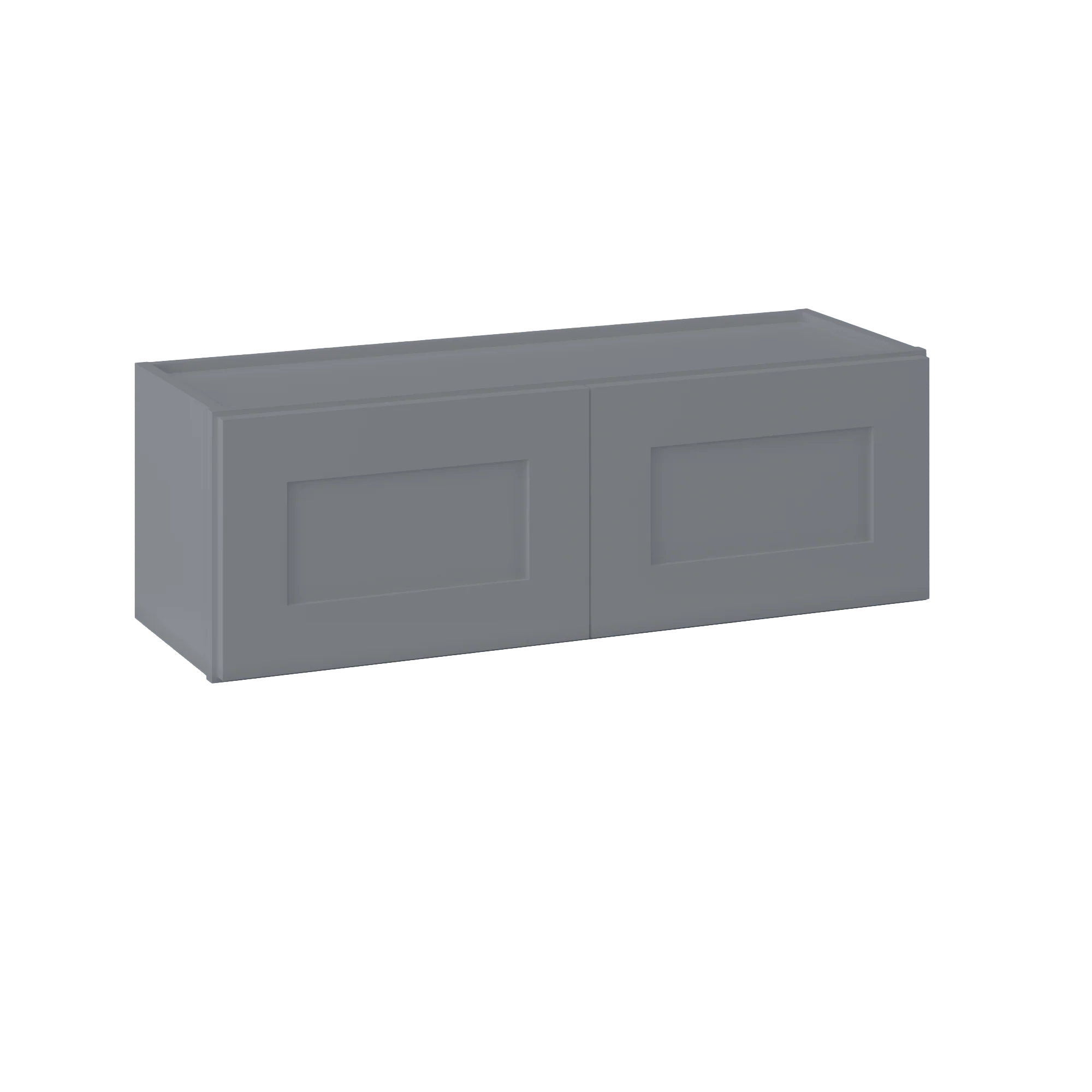Wall Kitchen Cabinet W3612 Colonial Gray LessCare 36 in. width 12 in. height 12 in. depth - Image 2