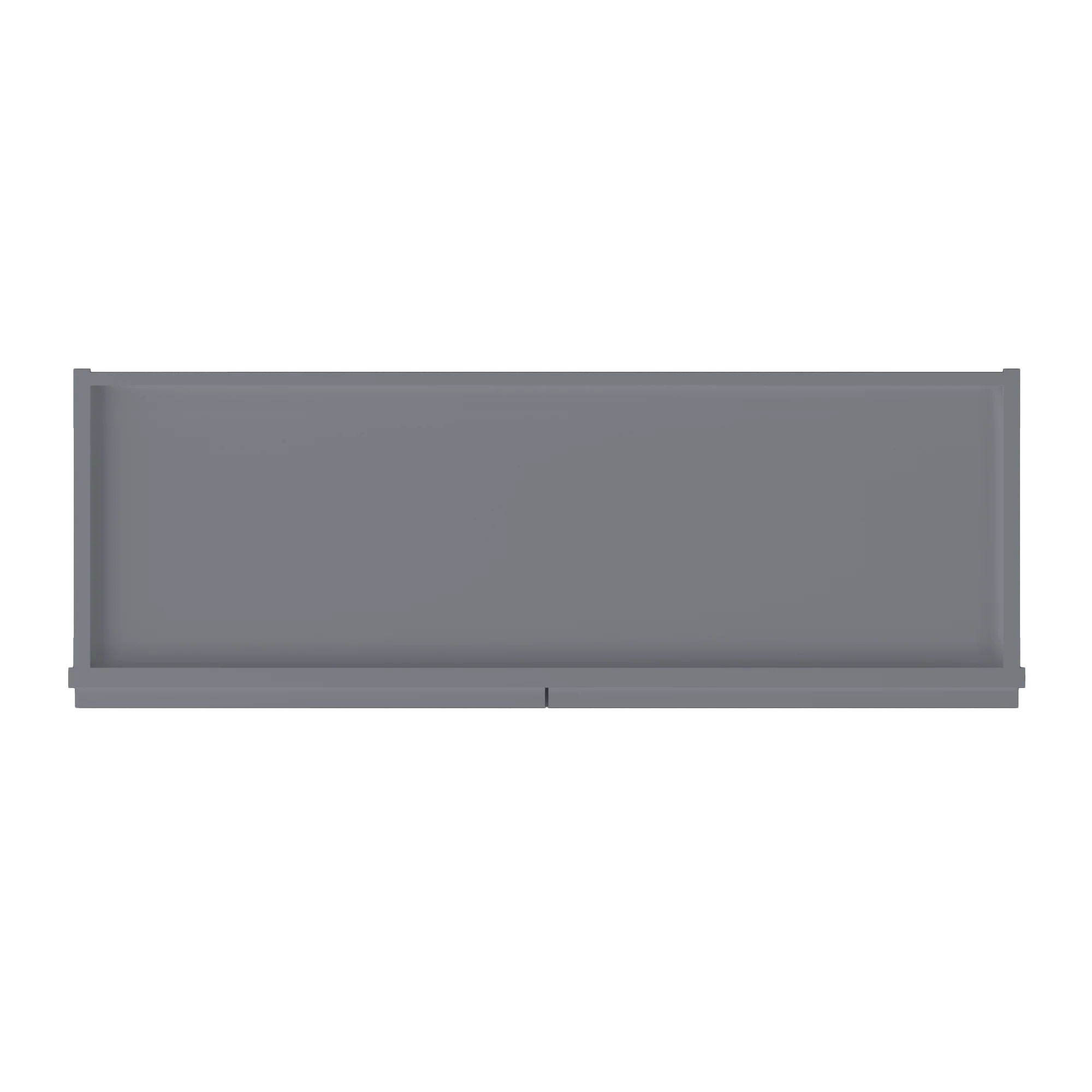 Wall Kitchen Cabinet W3612 Colonial Gray LessCare 36 in. width 12 in. height 12 in. depth - Image 6