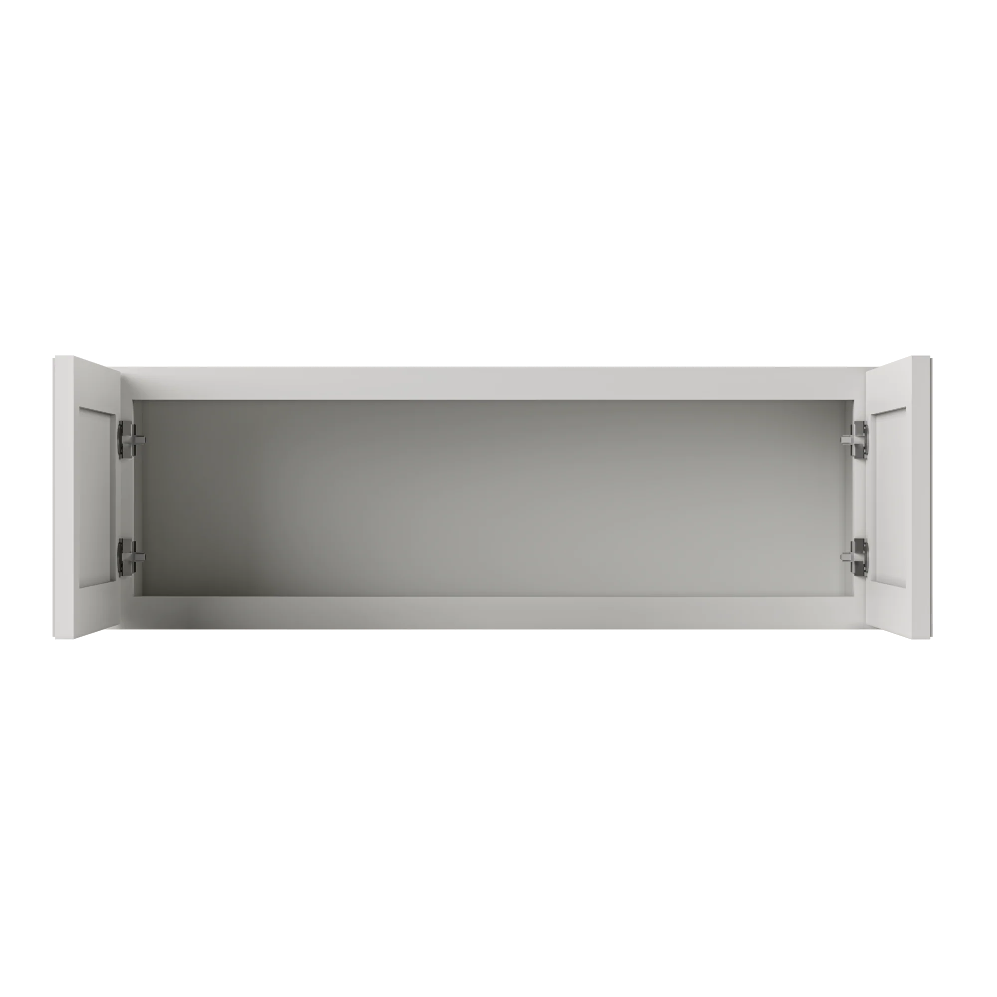 Wall Kitchen Cabinet W3612 Milan Pearl 36 in. width 12 in. height 12 in. depth - Image 5
