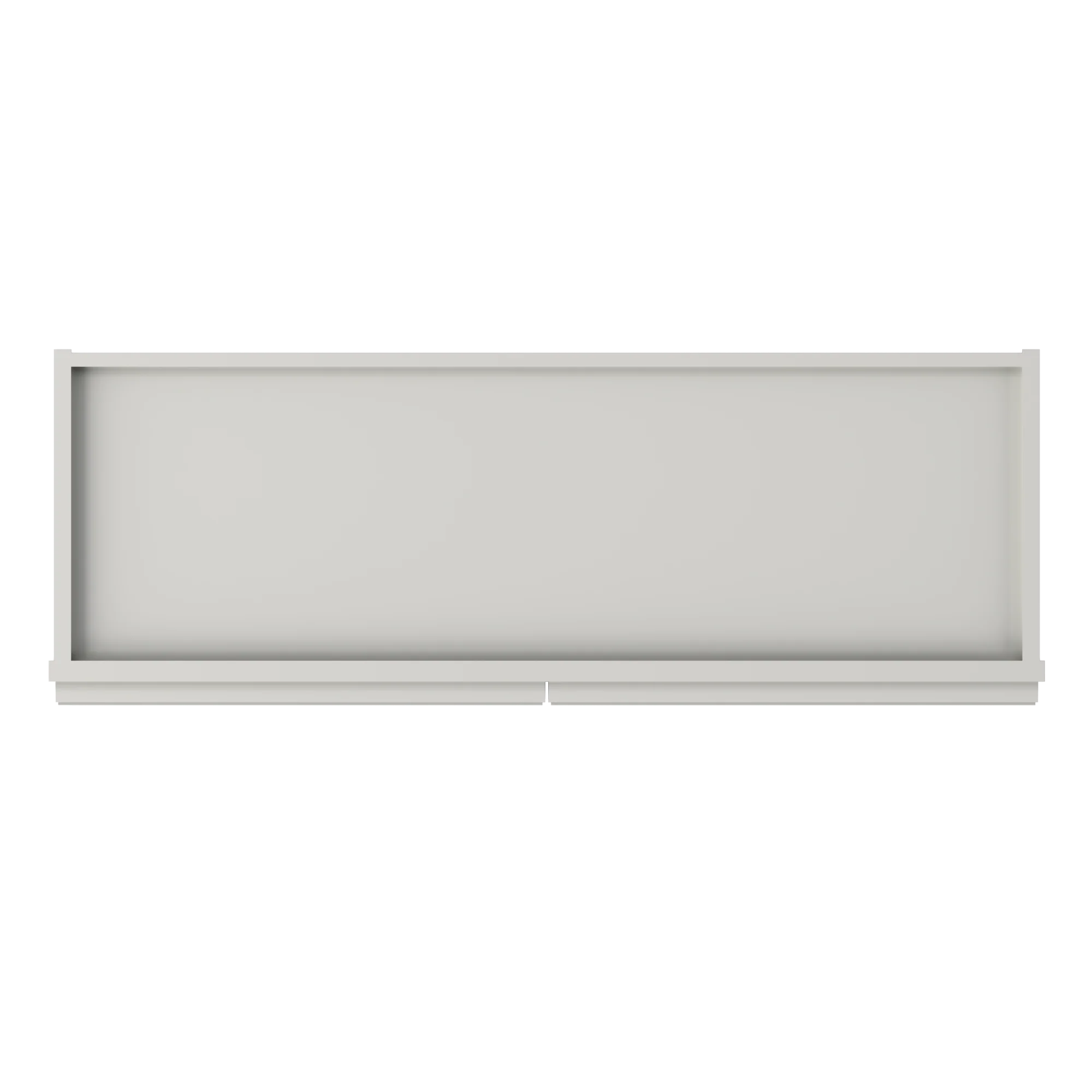Wall Kitchen Cabinet W3612 Milan Pearl 36 in. width 12 in. height 12 in. depth - Image 6