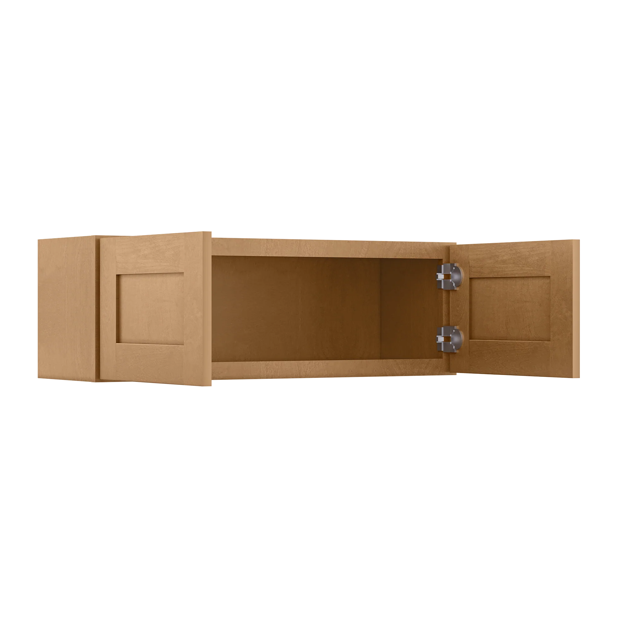 Wall Kitchen Cabinet W3612 Shaker Toffee LessCare 36 in. width 12 in. height 12 in. depth - Image 3