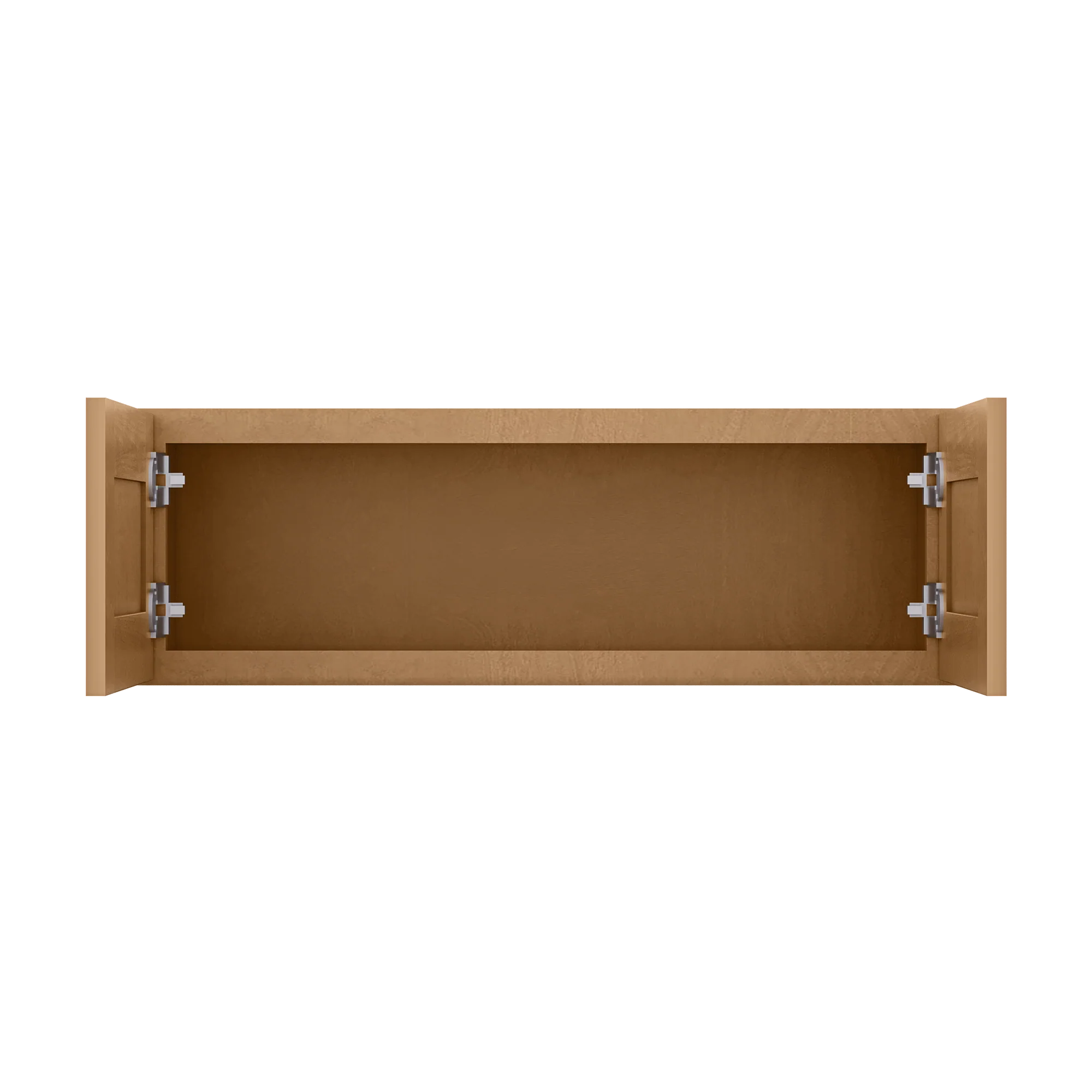 Wall Kitchen Cabinet W3612 Shaker Toffee LessCare 36 in. width 12 in. height 12 in. depth - Image 5