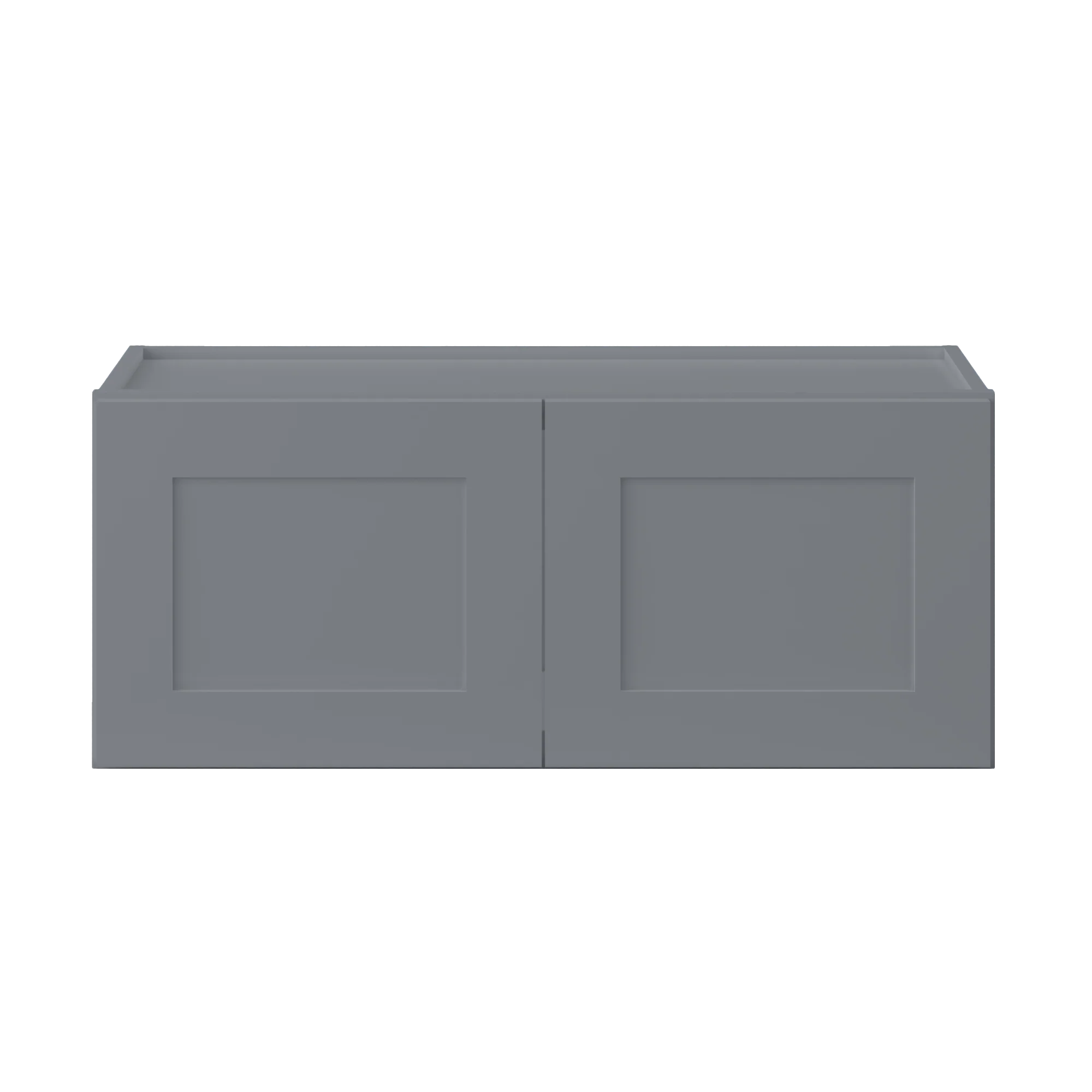Wall Kitchen Cabinet W3615 Colonial Gray LessCare 36 in. width 15 in. height 12 in. depth - Image 3