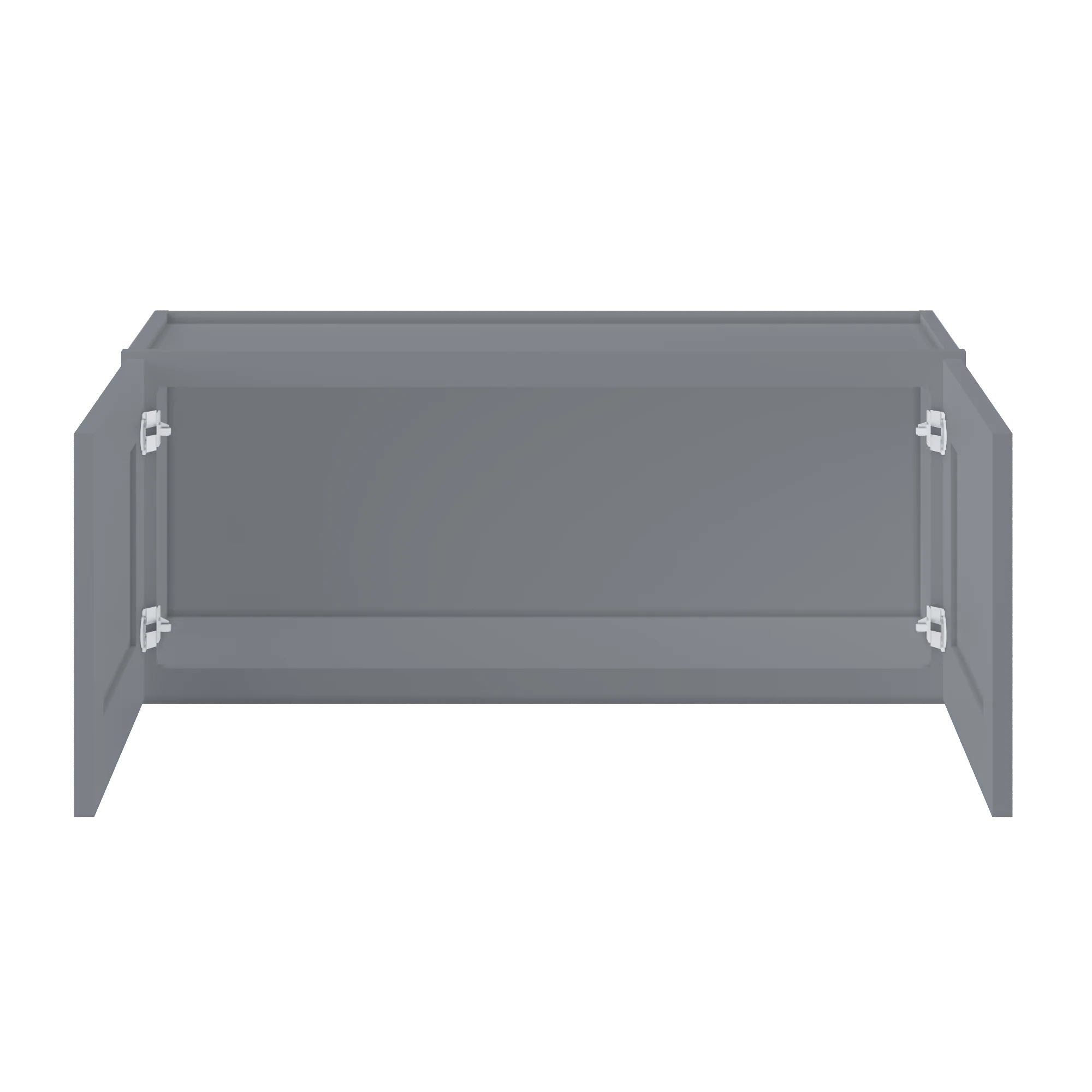 Wall Kitchen Cabinet W3615 Colonial Gray LessCare 36 in. width 15 in. height 12 in. depth - Image 5