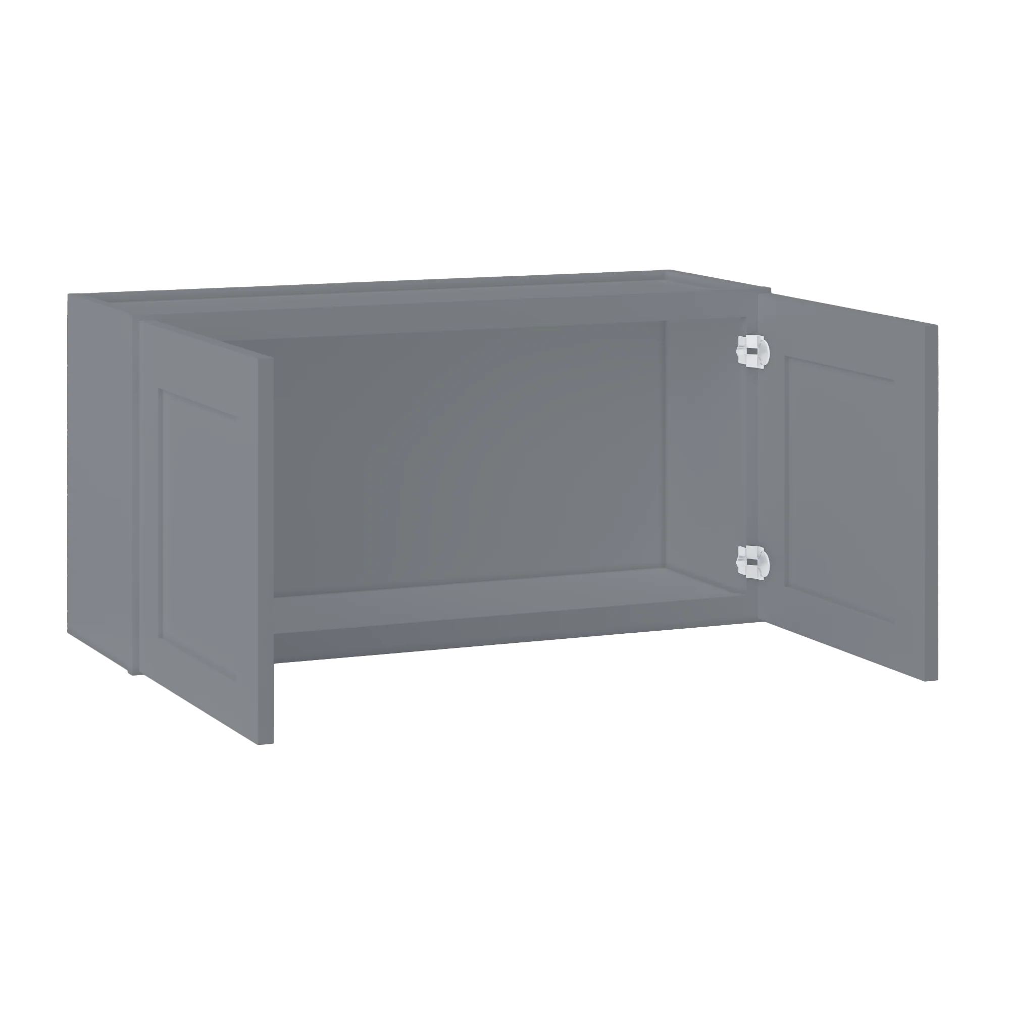 Wall Kitchen Cabinet W3618 Colonial Gray LessCare 36 in. width 18 in. height 12 in. depth - Image 4