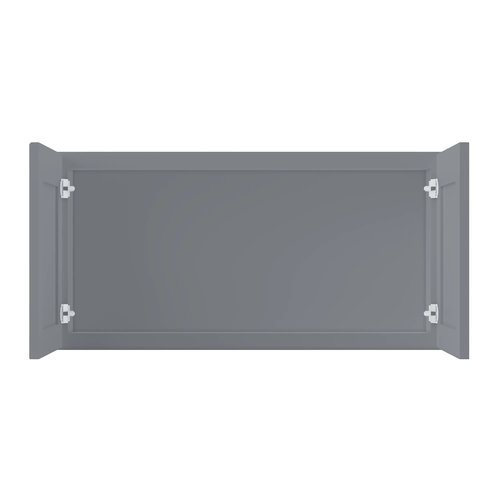Wall Kitchen Cabinet W3618 Colonial Gray LessCare 36 in. width 18 in. height 12 in. depth - Image 5