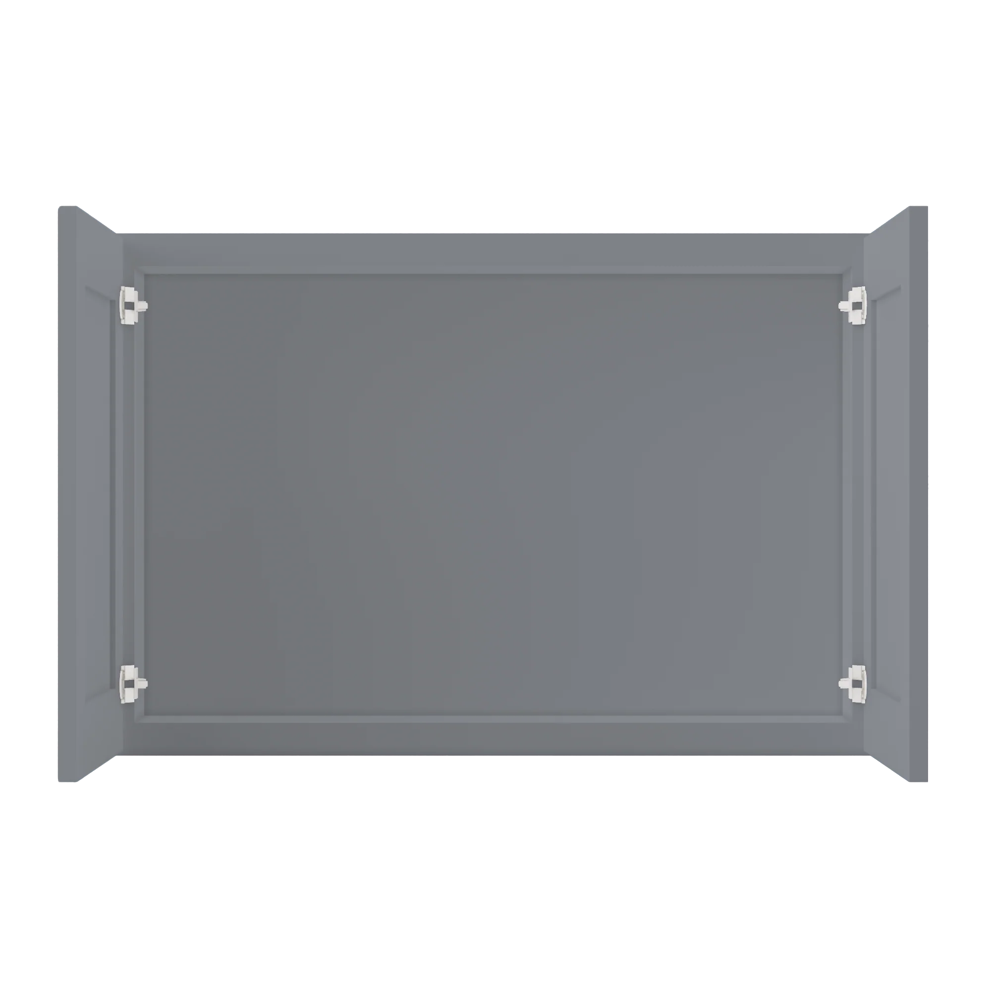 Wall Kitchen Cabinet W3624 Colonial Gray LessCare 36 in. width 24 in. height 12 in. depth - Image 5