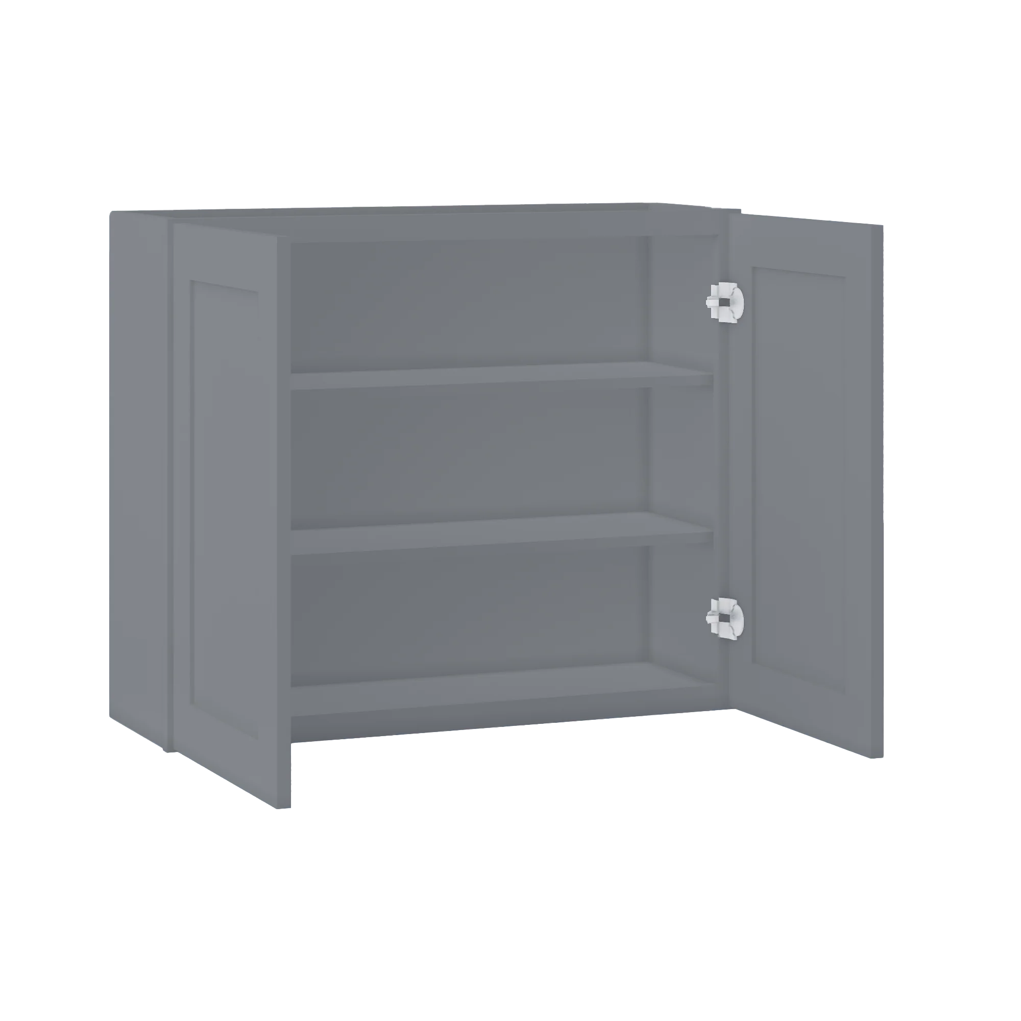 Wall Kitchen Cabinet W3630 Colonial Gray LessCare 36 in. width 30 in. height 12 in. depth - Image 4