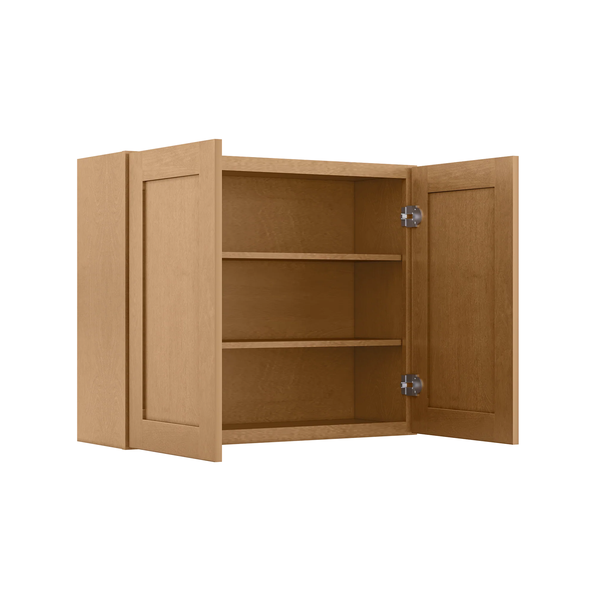 Wall Kitchen Cabinet W3630 Shaker Toffee LessCare 36 in. width 30 in. height 12 in. depth - Image 4
