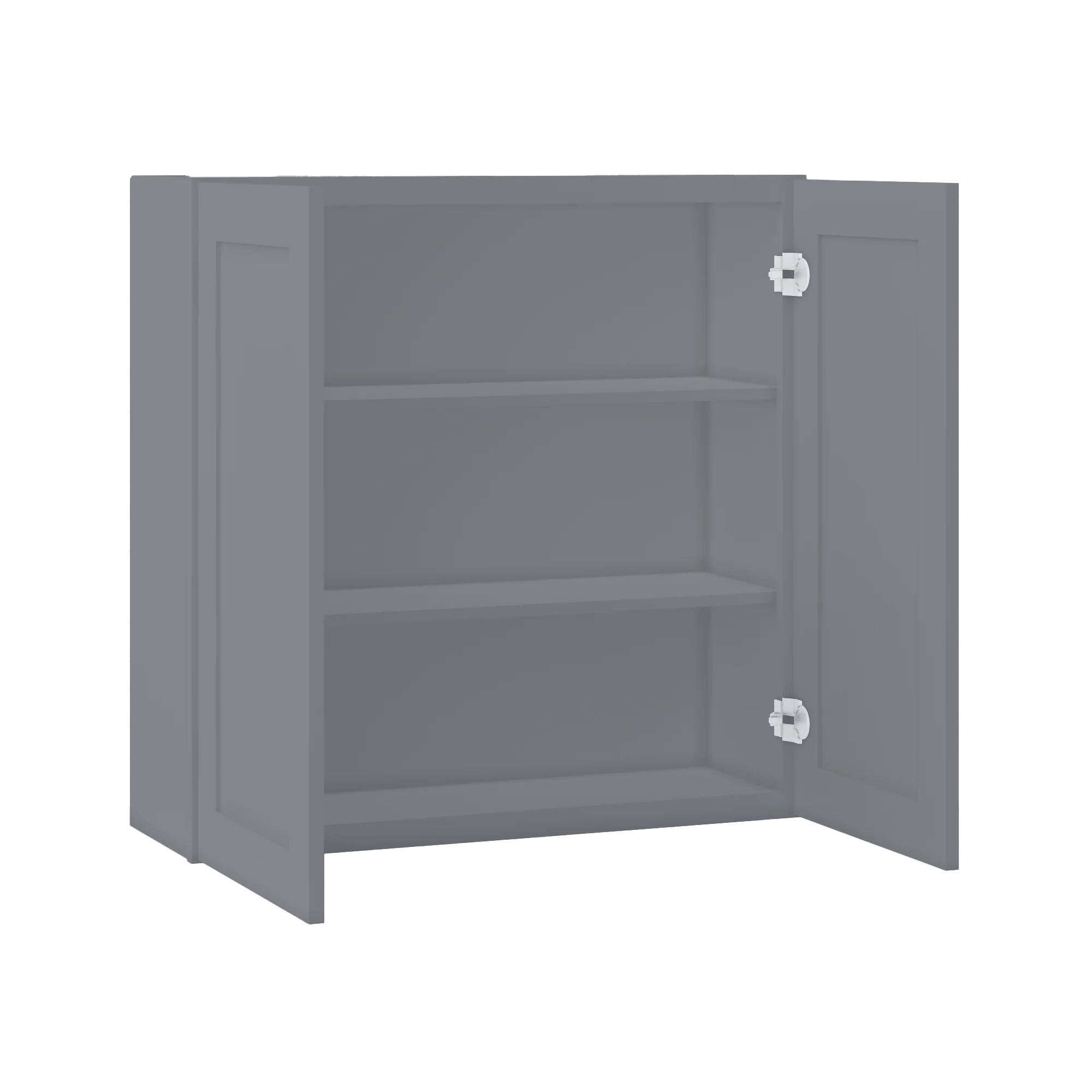 Wall Kitchen Cabinet W3636 Colonial Gray LessCare 36 in. width 36 in. height 12 in. depth - Image 4