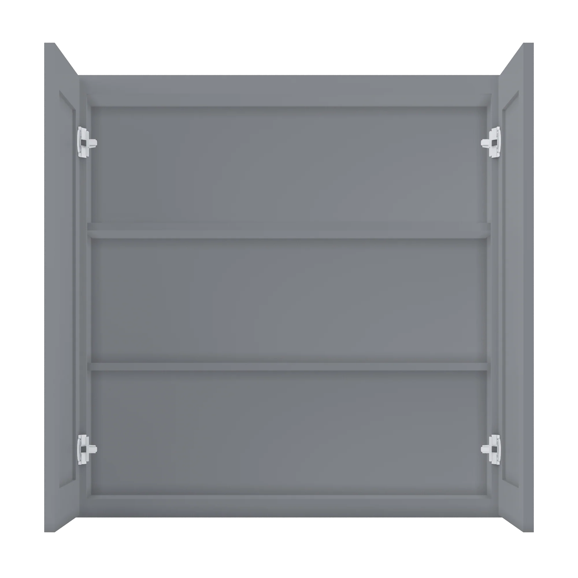 Wall Kitchen Cabinet W3636 Colonial Gray LessCare 36 in. width 36 in. height 12 in. depth - Image 5