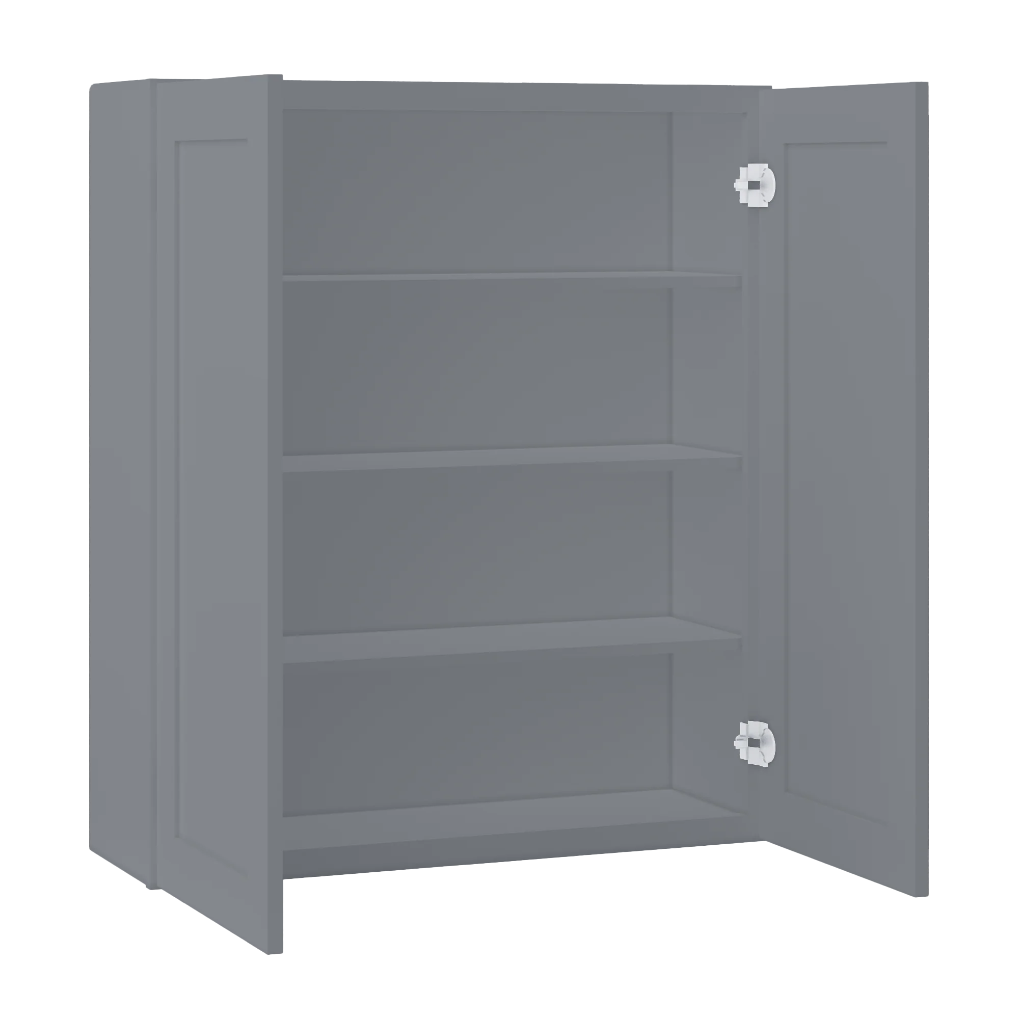 Wall Kitchen Cabinet W3642 Colonial Gray LessCare 36 in. width 42 in. height 12 in. depth - Image 4