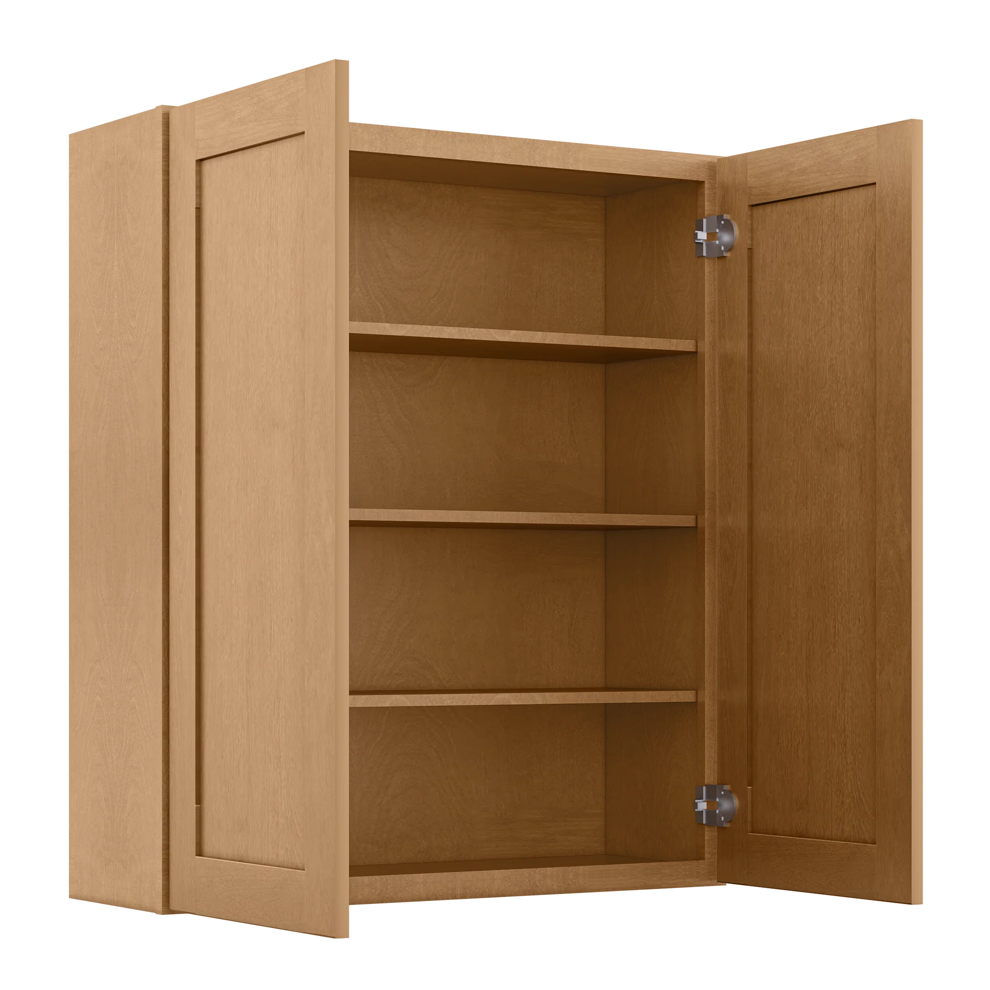 Wall Kitchen Cabinet W3642 Shaker Toffee LessCare 36 in. width 42 in. height 12 in. depth - Image 4