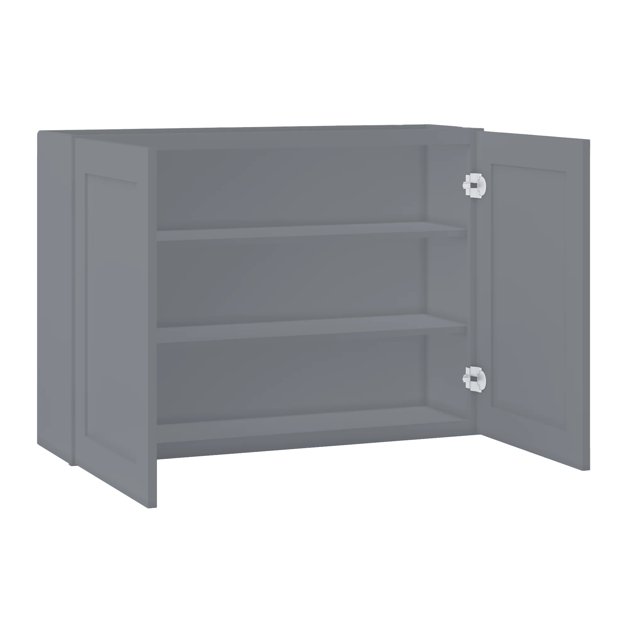 Wall Kitchen Cabinet W4230 Colonial Gray LessCare 42 in. width 30 in. height 12 in. depth - Image 4