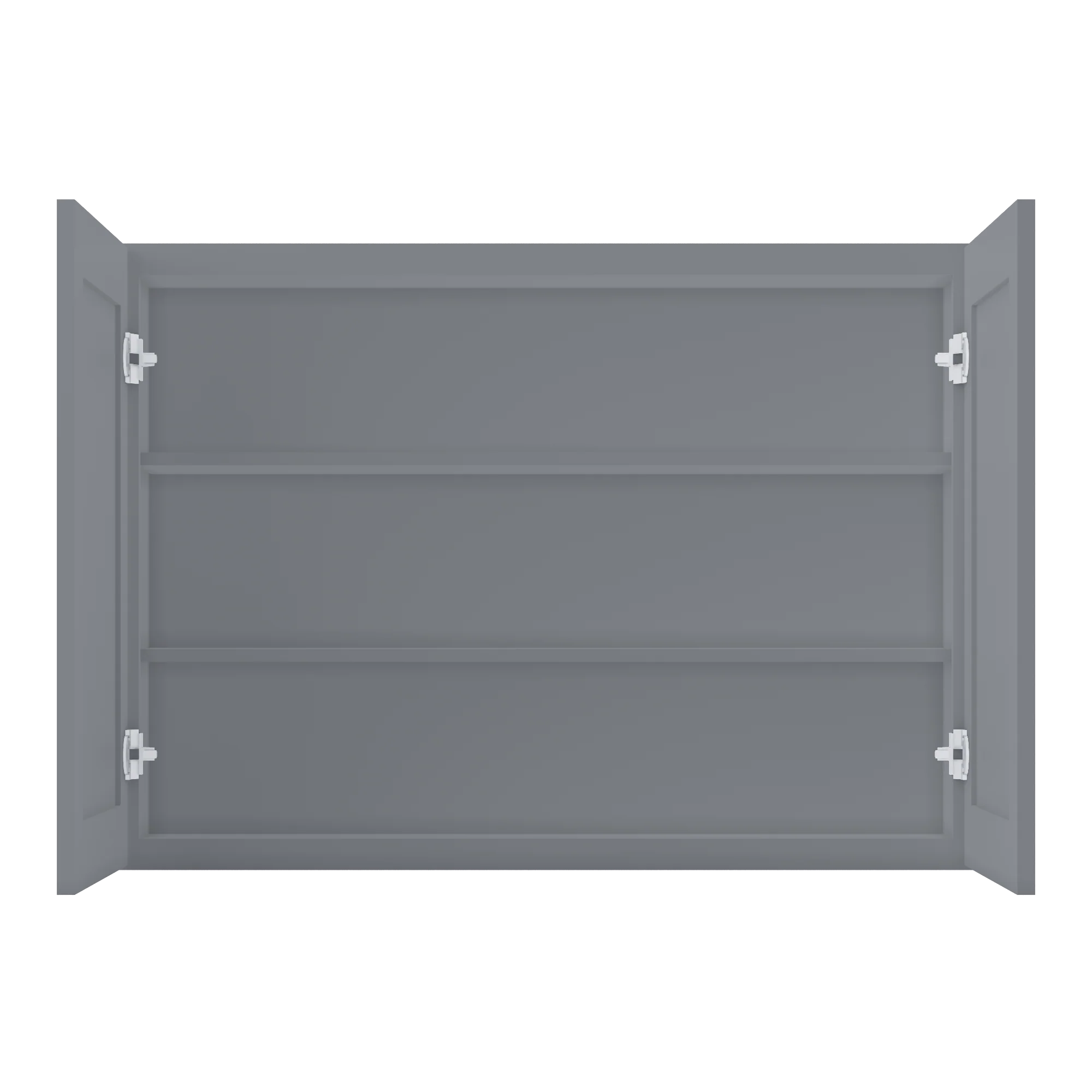 Wall Kitchen Cabinet W4230 Colonial Gray LessCare 42 in. width 30 in. height 12 in. depth - Image 8
