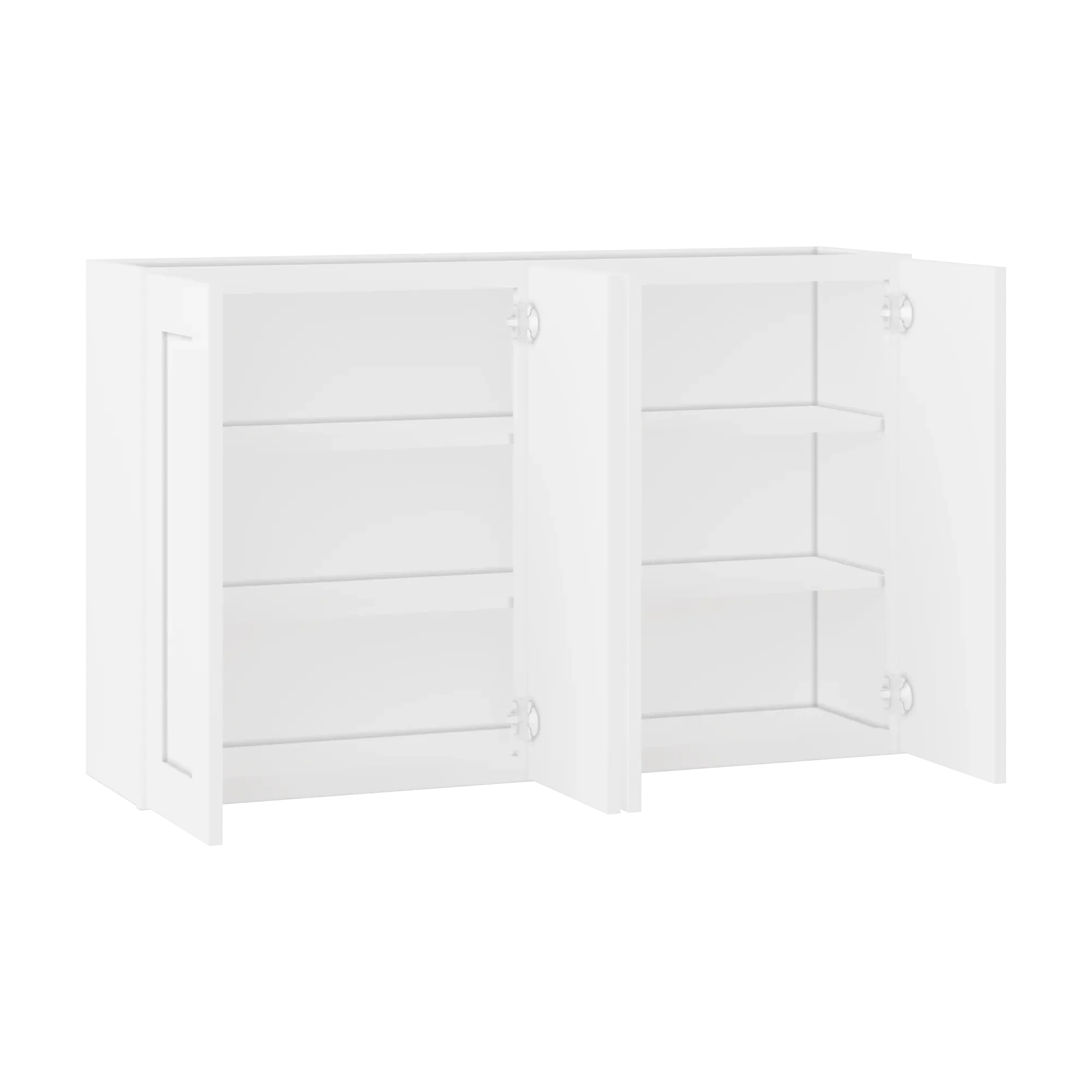 Wall Kitchen Cabinet W4830 Alpina White LessCare 48 in. width 30 in. height 12 in. depth - Image 4