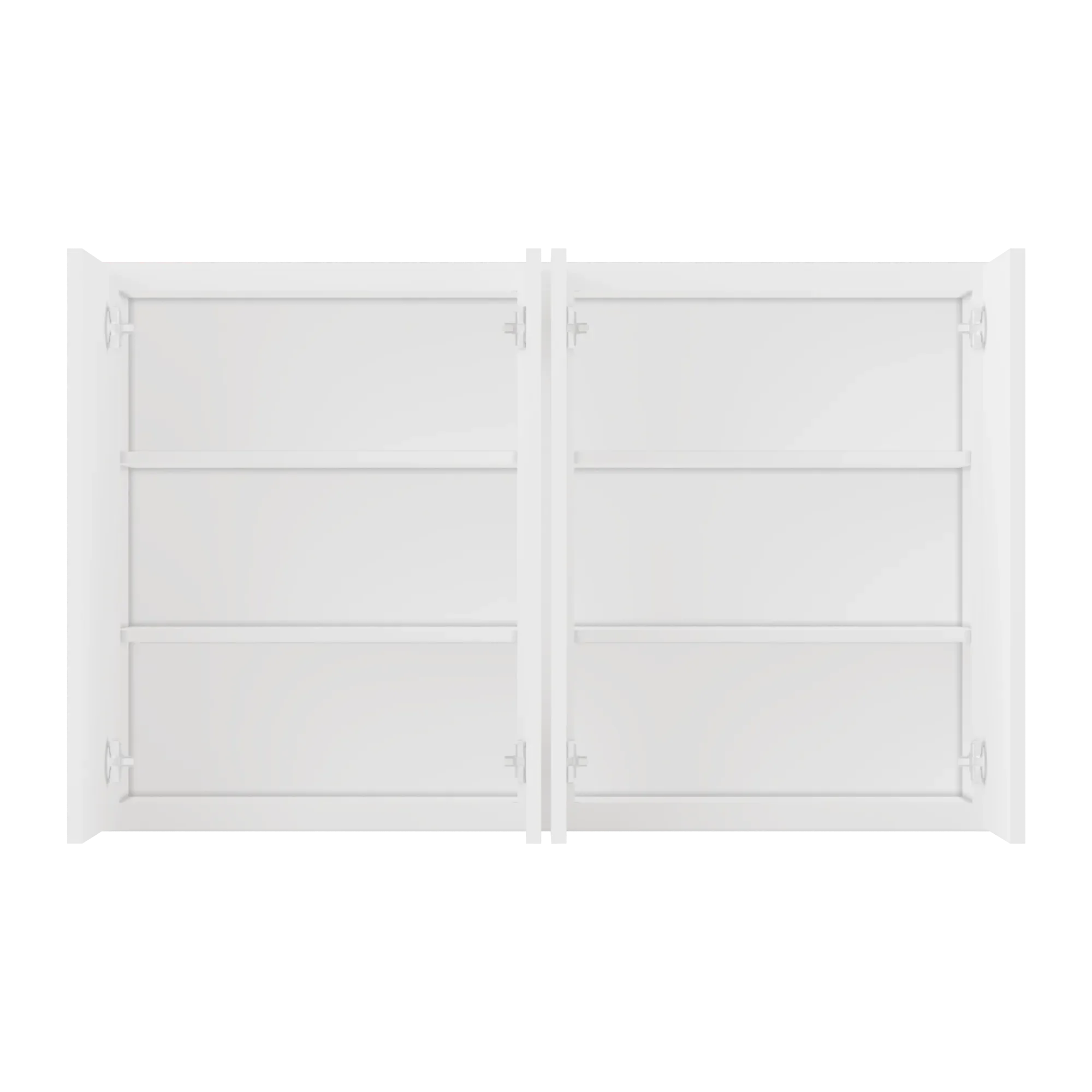Wall Kitchen Cabinet W4830 Alpina White LessCare 48 in. width 30 in. height 12 in. depth - Image 5