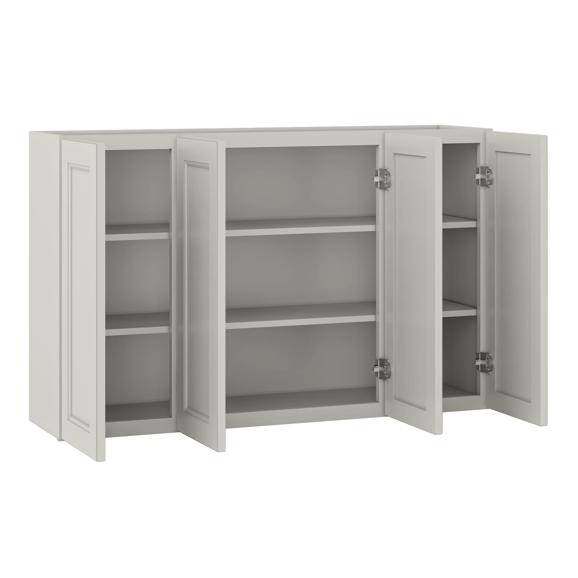 Wall Kitchen Cabinet W4830 Milan Pearl 48 in. width 30 in. height 12 in. depth - Image 4