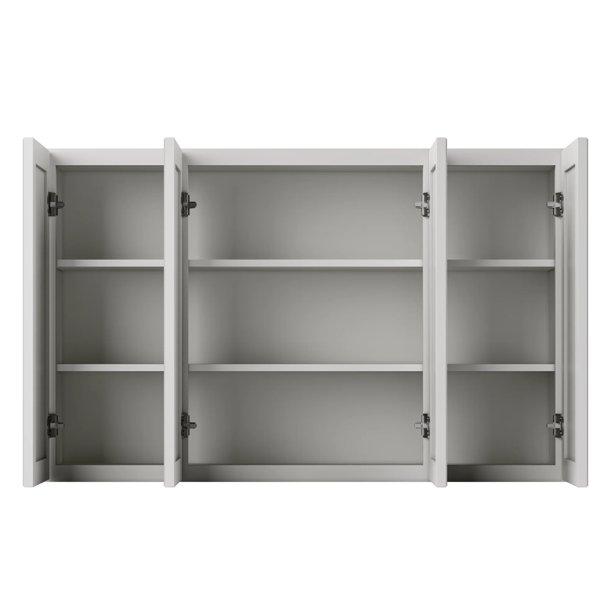 Wall Kitchen Cabinet W4830 Milan Pearl 48 in. width 30 in. height 12 in. depth - Image 5