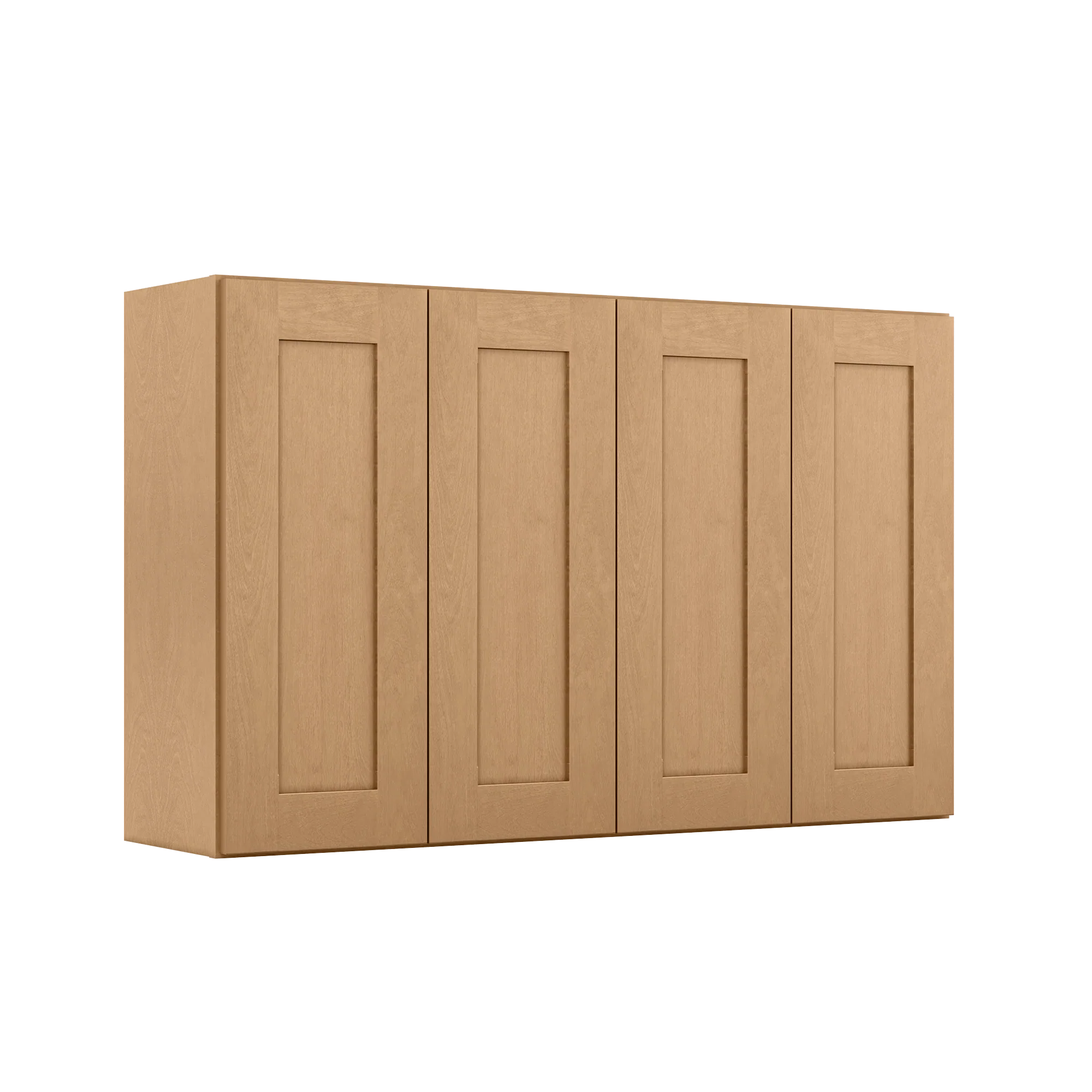 Wall Kitchen Cabinet W4830 Shaker Toffee LessCare 48 in. width 30 in. height 12 in. depth - Image 2