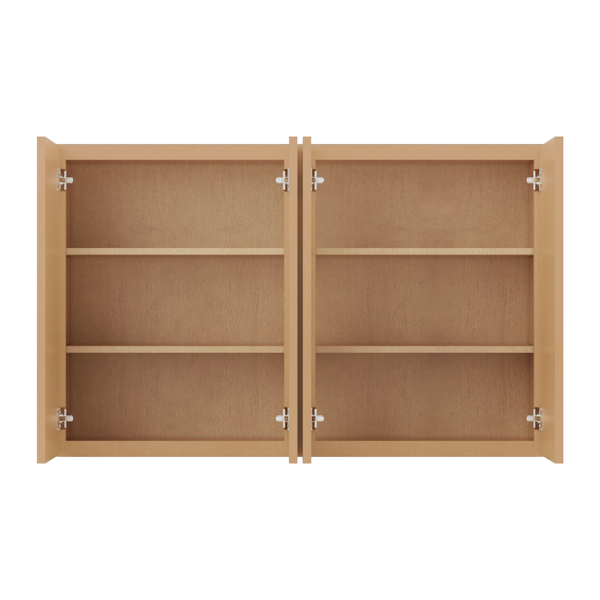 Wall Kitchen Cabinet W4830 Shaker Toffee LessCare 48 in. width 30 in. height 12 in. depth - Image 5