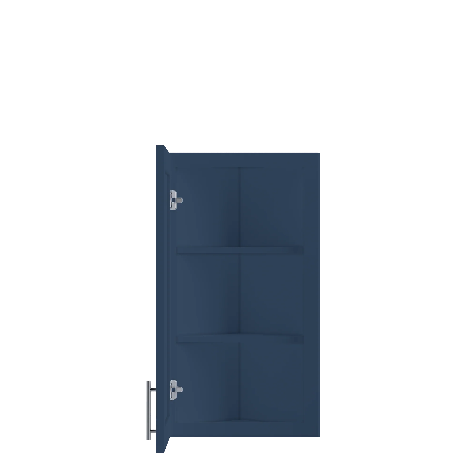 Wall End Kitchen Cabinet WEC1230 Danbury Blue LessCare 12 in. width 30 in. height 12 in. depth - Image 5