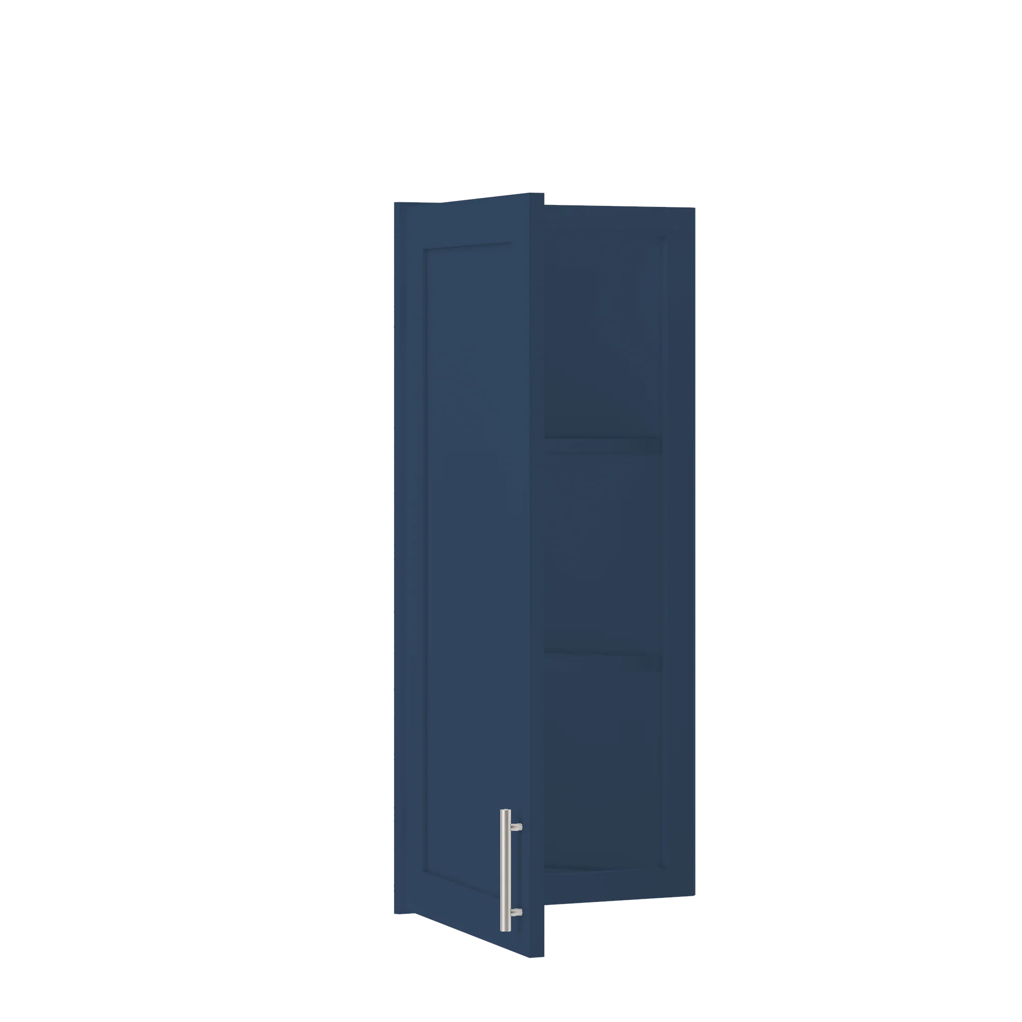 Wall End Kitchen Cabinet WEC1236 Danbury Blue LessCare 12 in. width 36 in. height 12 in. depth - Image 4