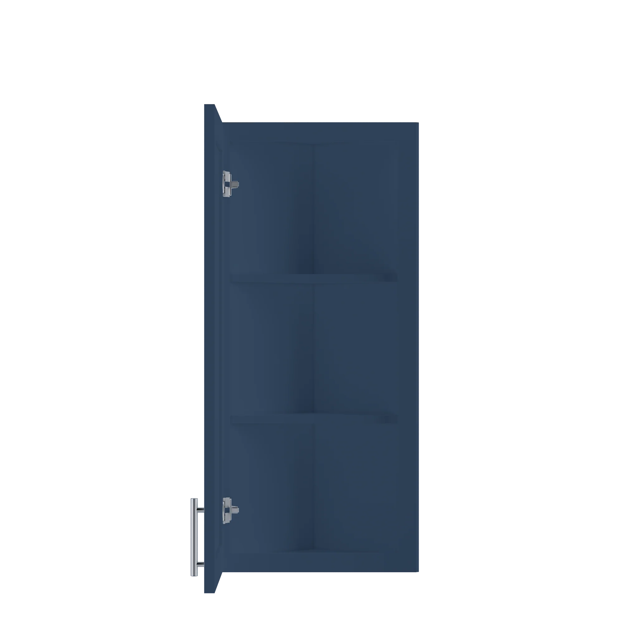 Wall End Kitchen Cabinet WEC1236 Danbury Blue LessCare 12 in. width 36 in. height 12 in. depth - Image 5