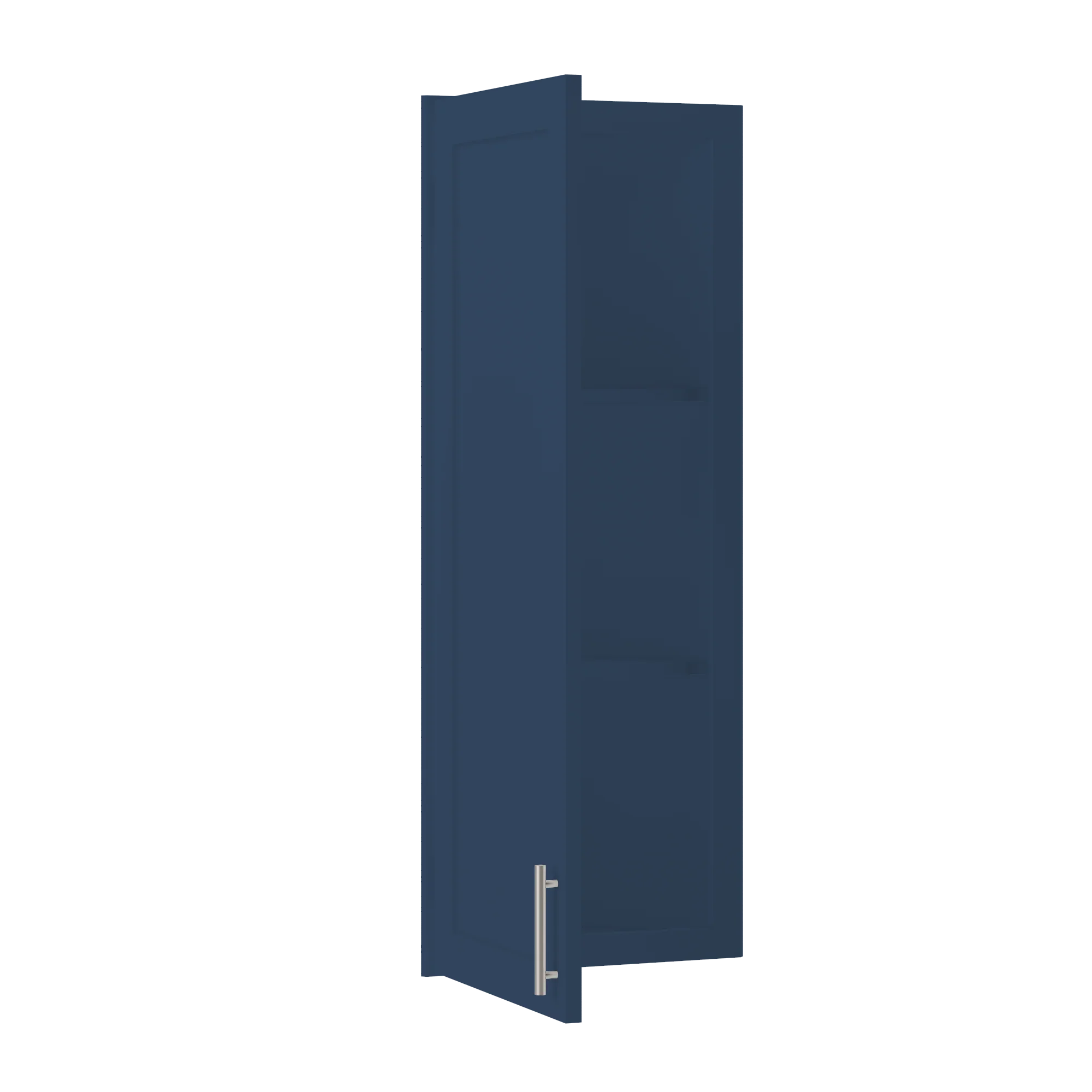 Wall End Kitchen Cabinet WEC1242 Danbury Blue LessCare 12 in. width 42 in. height 12 in. depth - Image 4