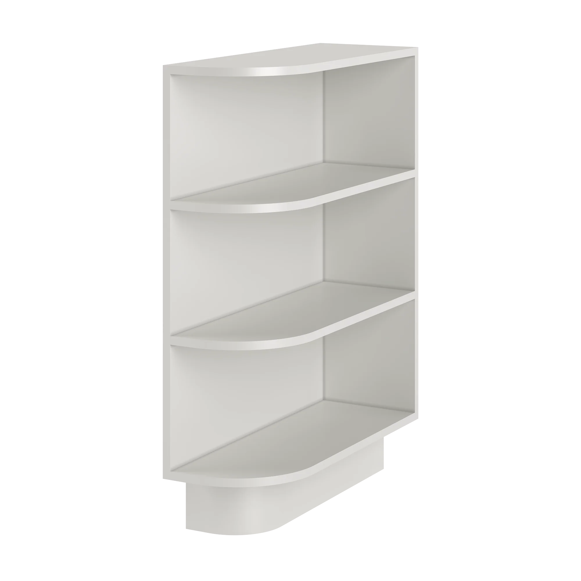 What-Not Shelf Base Kitchen Cabinet BWNT9 Milan Pearl 9 in. width 34.5 in. height 24 in. depth - Image 2
