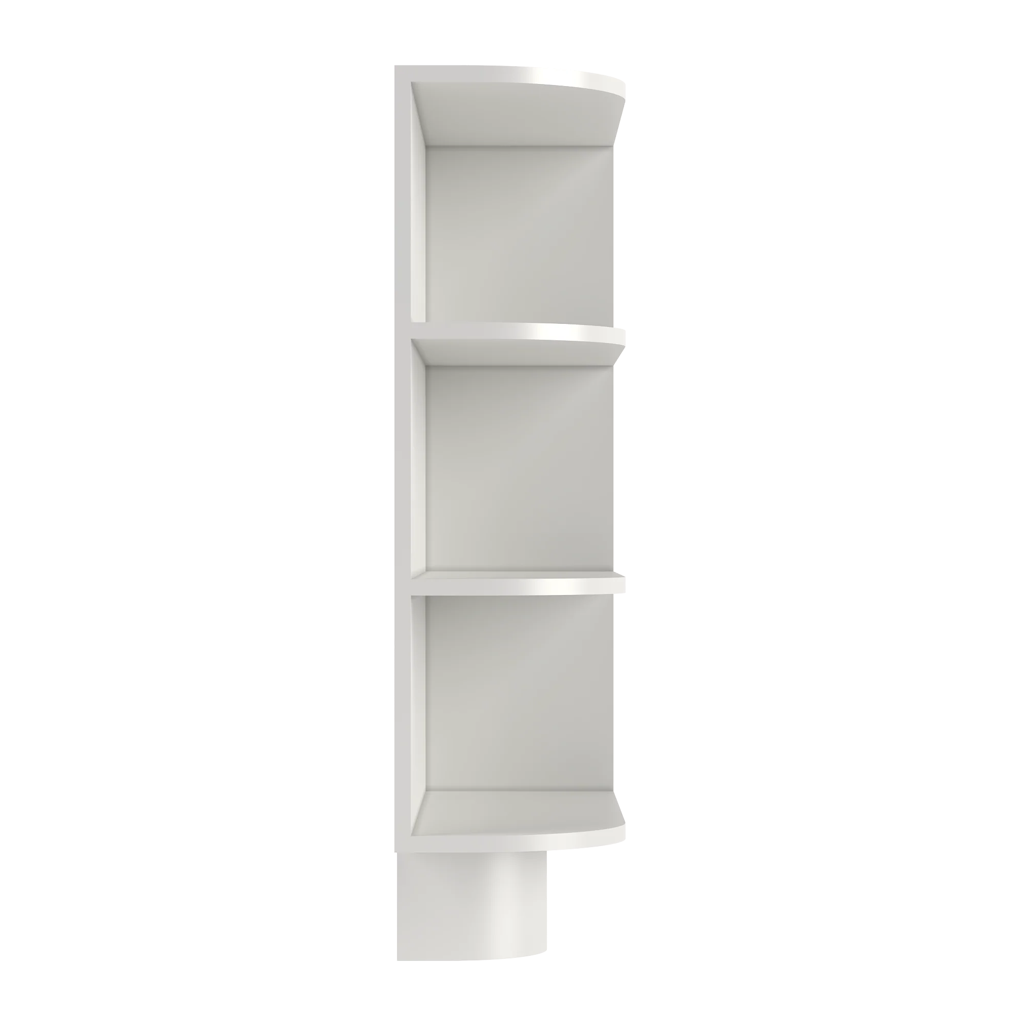 What-Not Shelf Base Kitchen Cabinet BWNT9 Milan Pearl 9 in. width 34.5 in. height 24 in. depth - Image 3