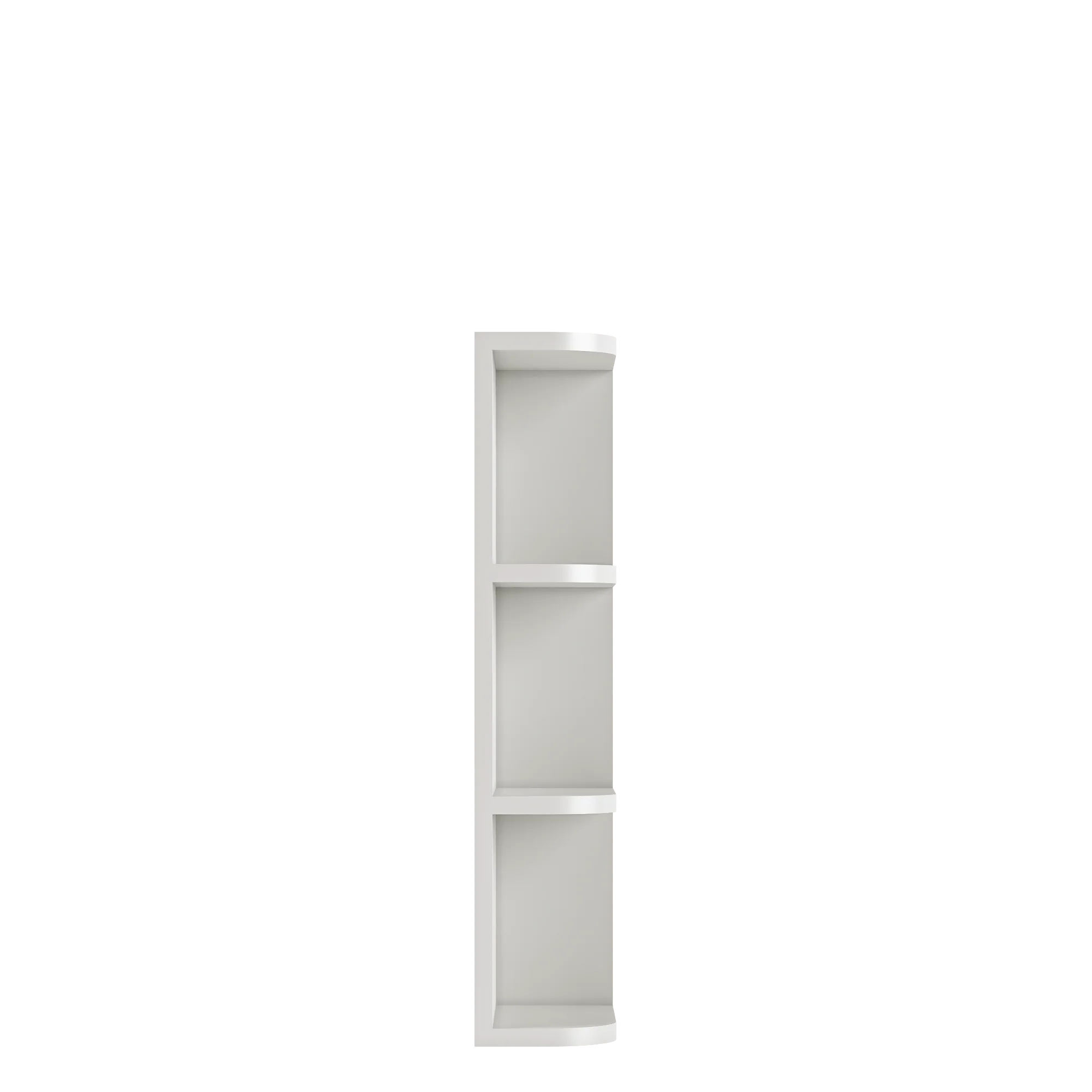 What-Not-Shelf Kitchen Cabinet WN630 Milan Pearl 6 in. width 30 in. height 12 in. depth - Image 3