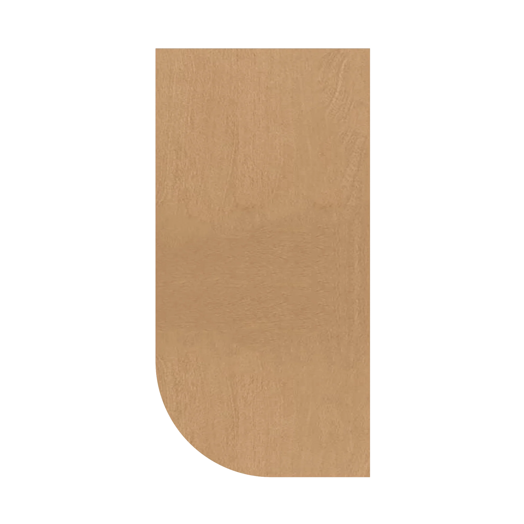 What-Not-Shelf Kitchen Cabinet WN630 Shaker Toffee LessCare 6 in. width 30 in. height 12 in. depth - Image 4