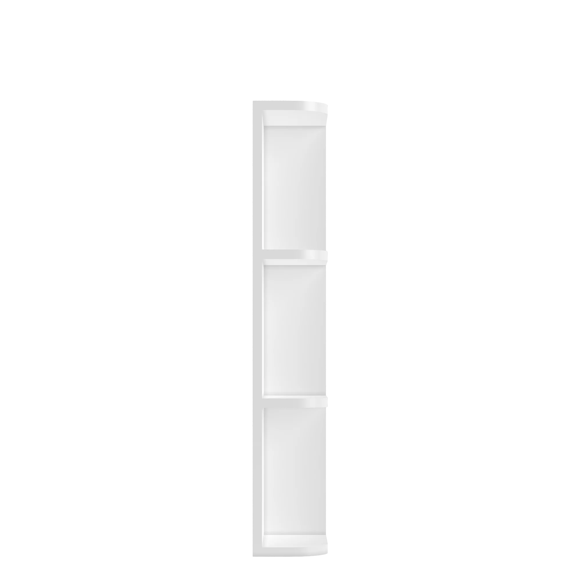 What-Not-Shelf Kitchen Cabinet WN636 Alpina White LessCare 6 in. width 36 in. height 12 in. depth - Image 3