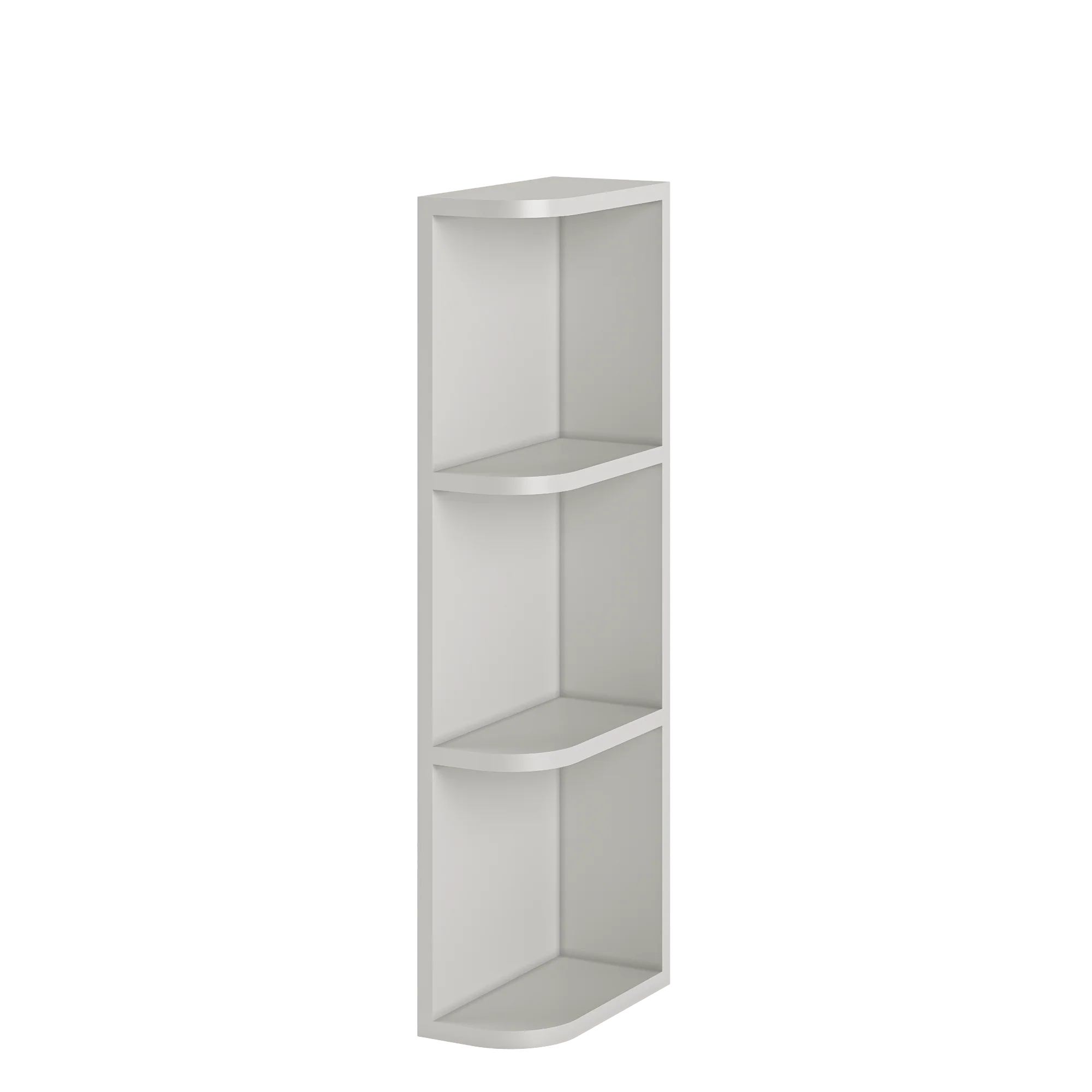 What-Not-Shelf Kitchen Cabinet WN636 Milan Pearl 6 in. width 36 in. height 12 in. depth - Image 2