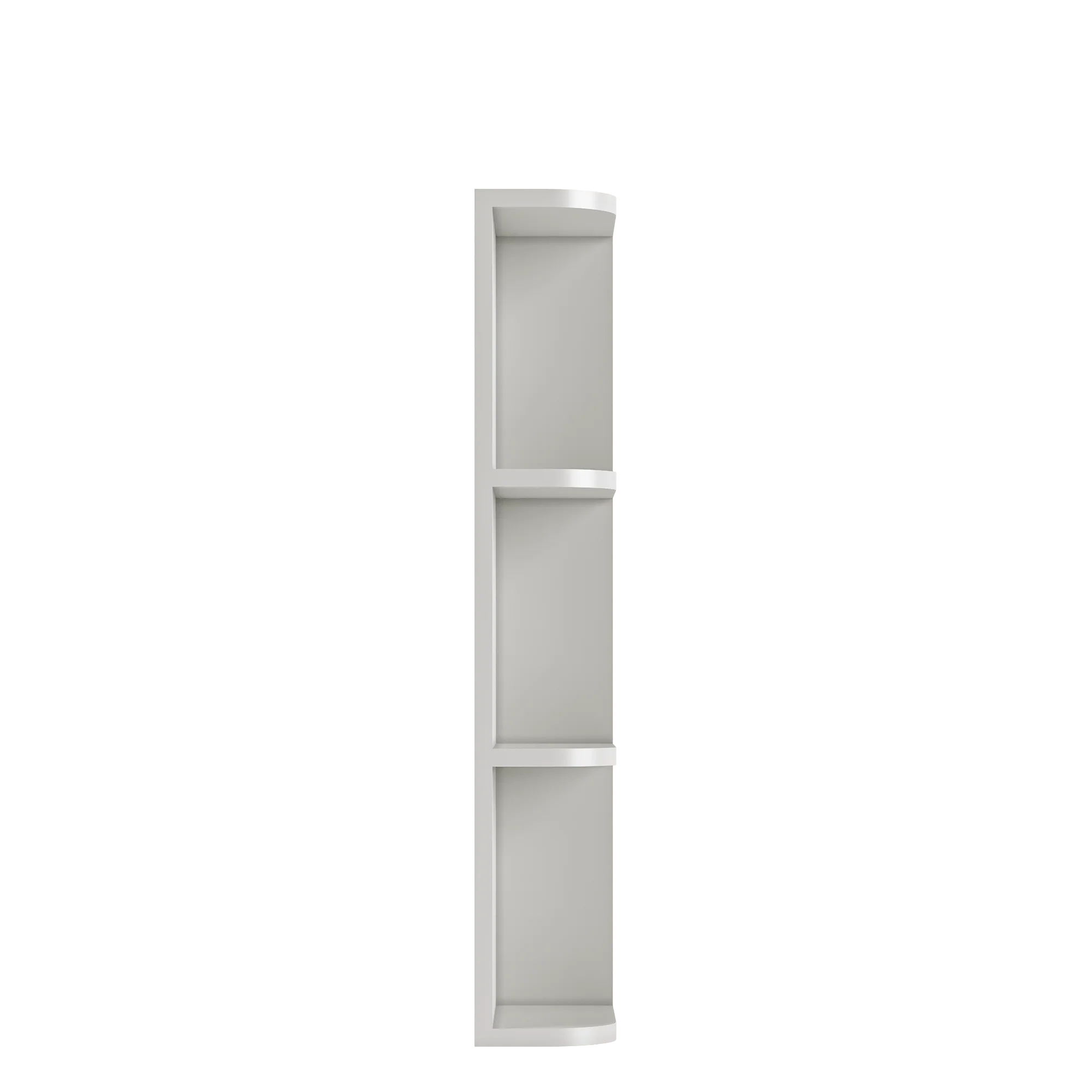 What-Not-Shelf Kitchen Cabinet WN636 Milan Pearl 6 in. width 36 in. height 12 in. depth - Image 3