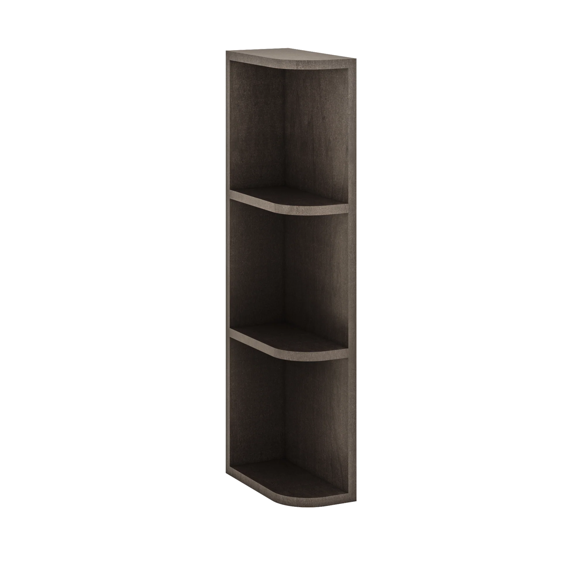 What-Not-Shelf Kitchen Cabinet WN636 Milan Slate 6 in. width 36 in. height 12 in. depth - Image 2