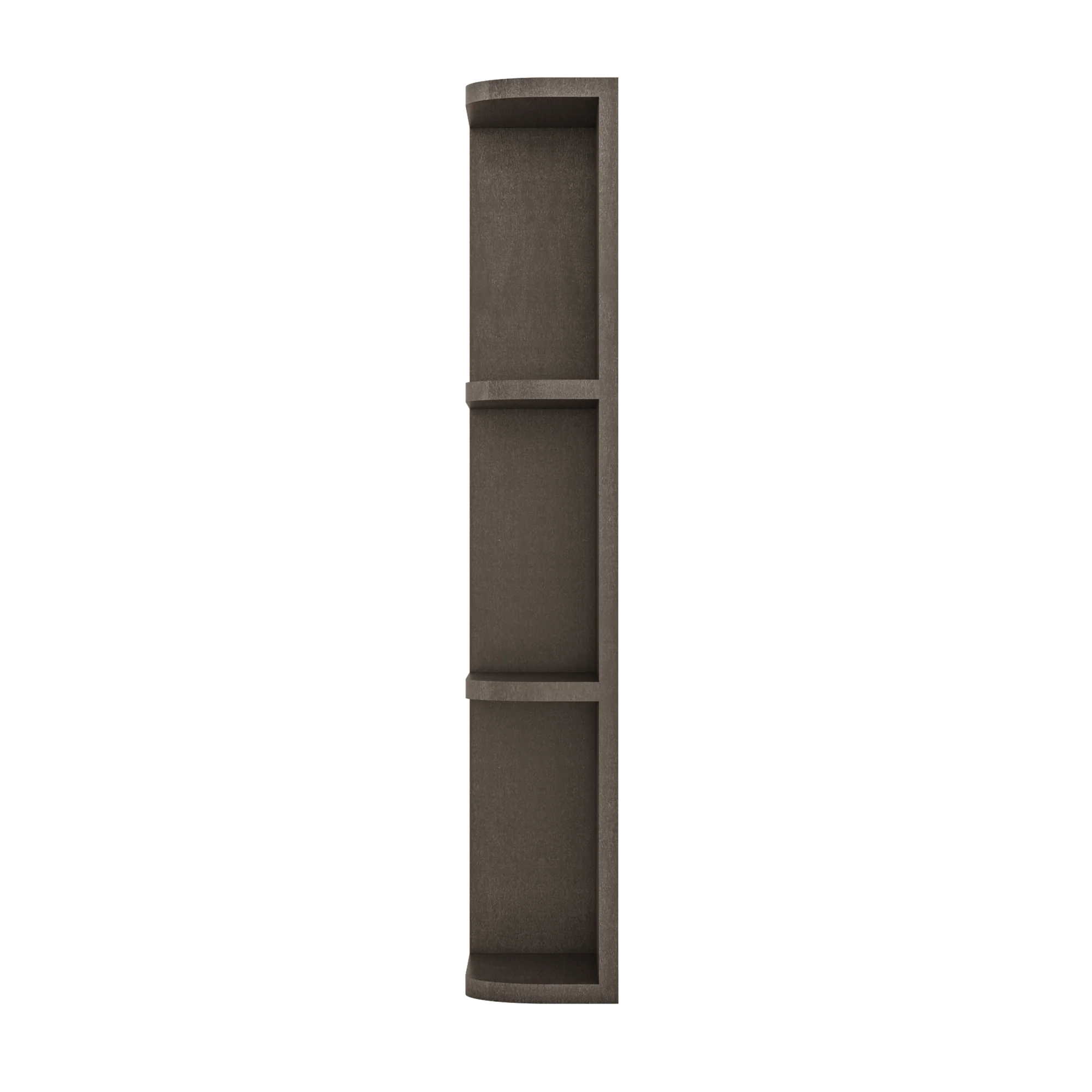 What-Not-Shelf Kitchen Cabinet WN636 Milan Slate 6 in. width 36 in. height 12 in. depth - Image 3