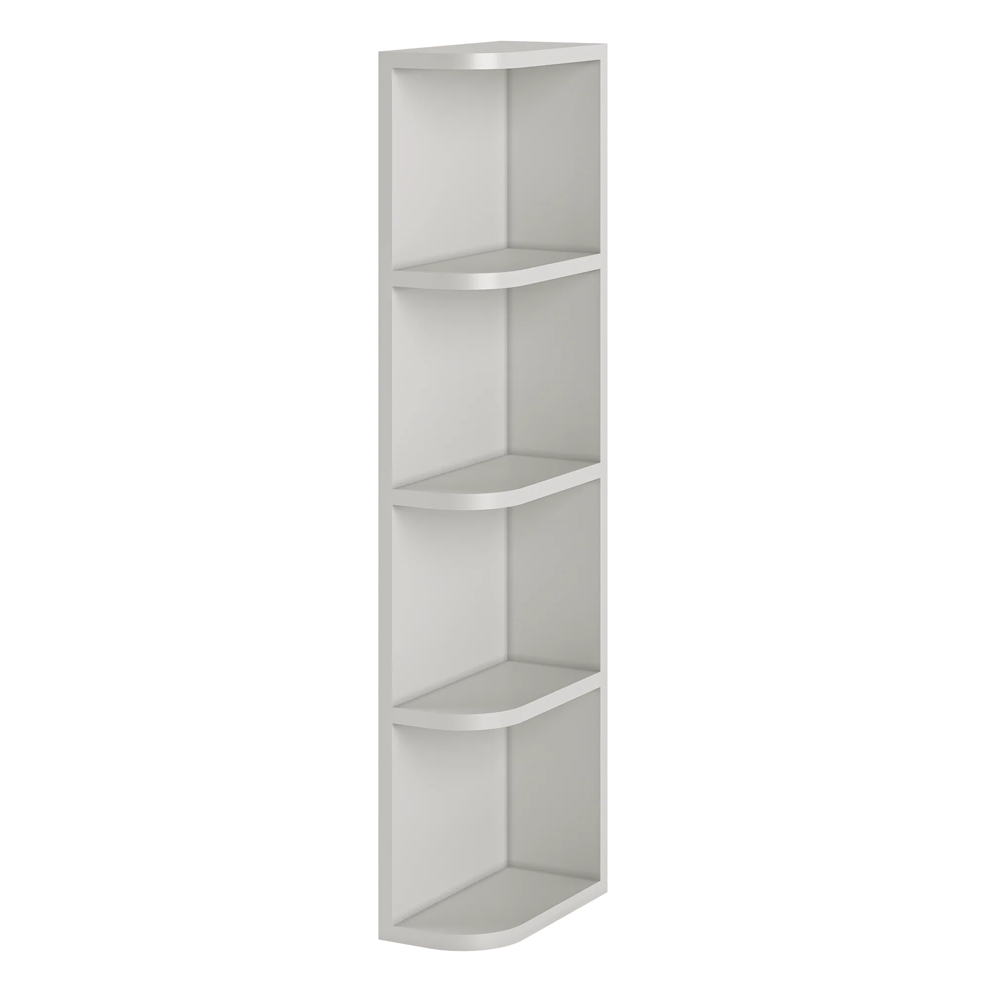 What-Not-Shelf Kitchen Cabinet WN642 Milan Pearl 6 in. width 42 in. height 12 in. depth - Image 2