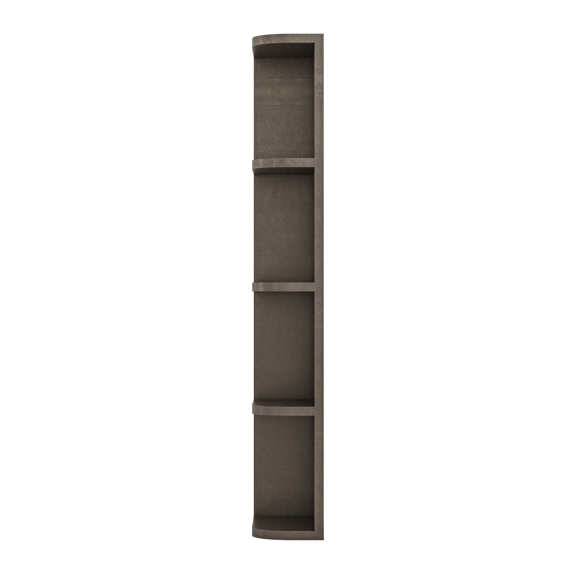 What-Not-Shelf Kitchen Cabinet WN642 Milan Slate 6 in. width 42 in. height 12 in. depth - Image 3