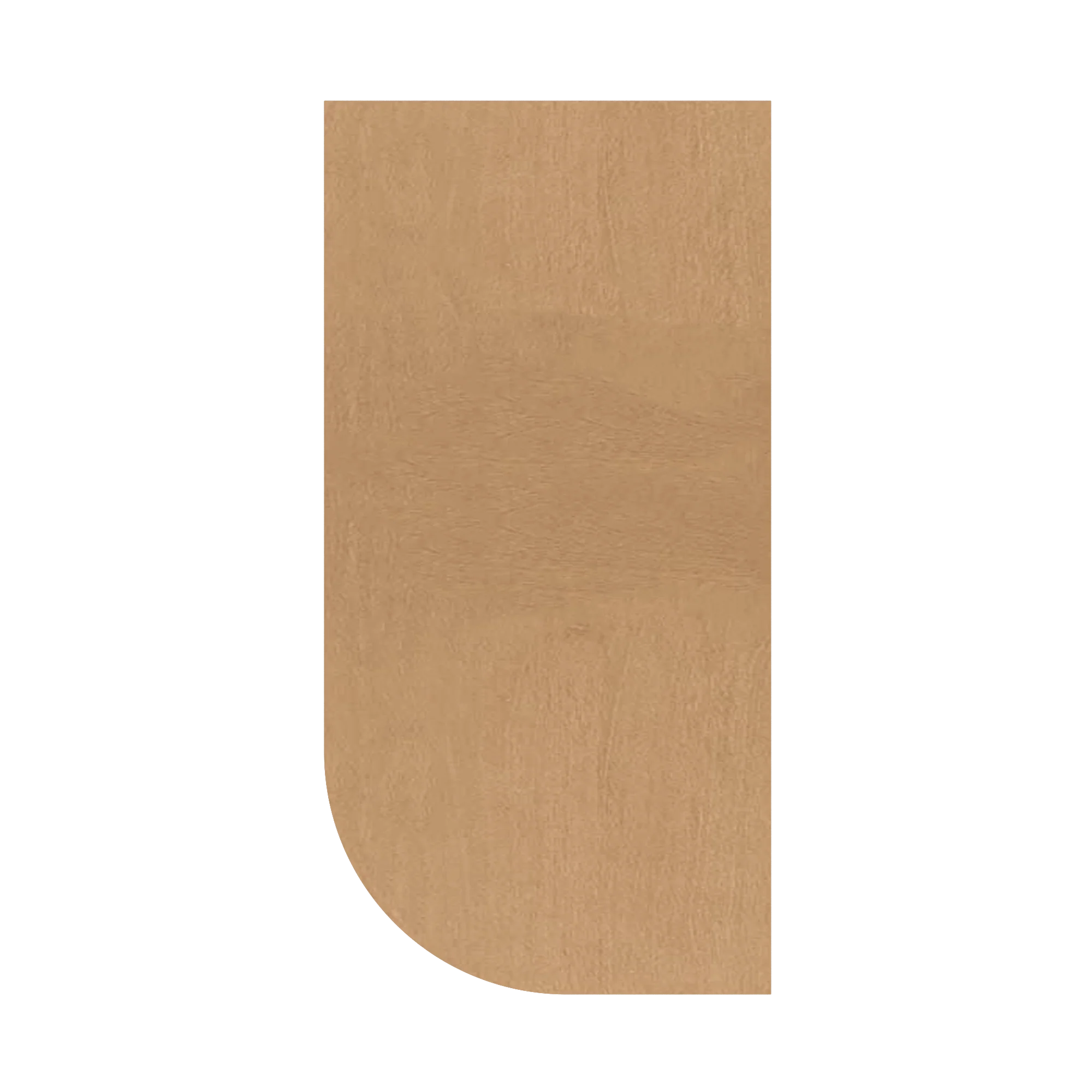 What-Not-Shelf Kitchen Cabinet WN642 Shaker Toffee LessCare 6 in. width 42 in. height 12 in. depth - Image 4