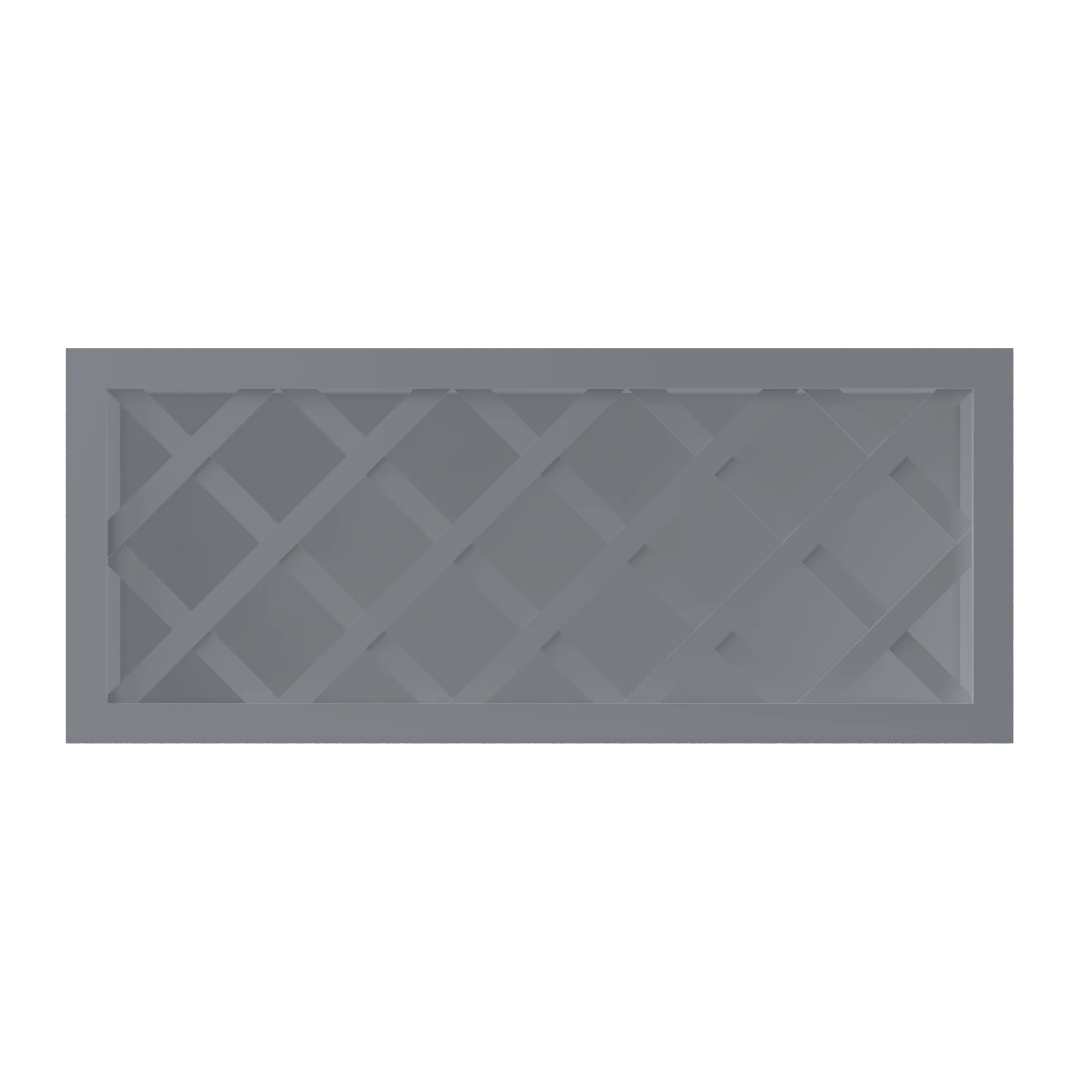 Wine Rack Kitchen Cabinet WR3615 Colonial Gray LessCare 36 in. width 15 in. height 12 in. depth - Image 3